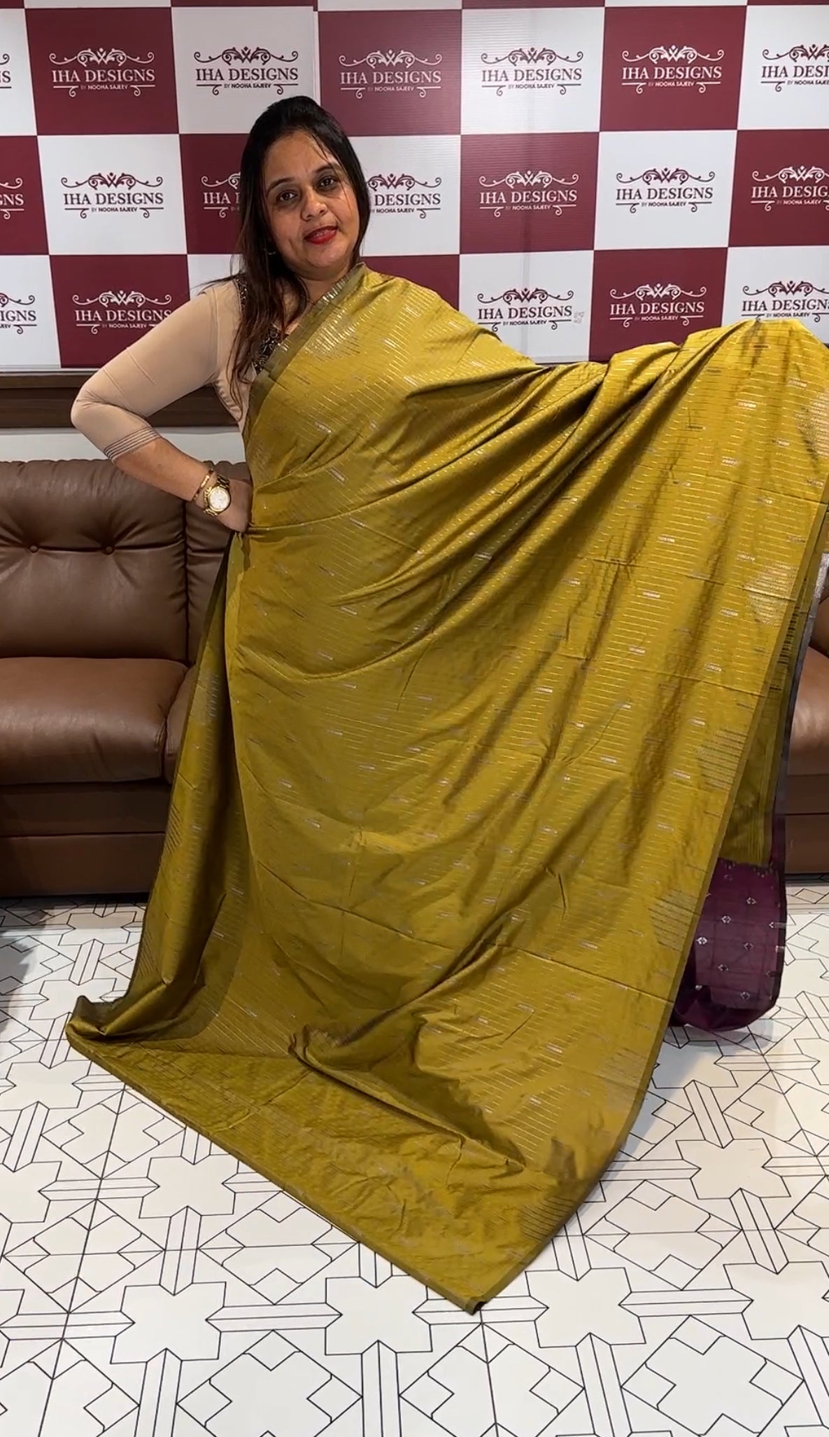 SEMI SOFT SILK SAREE - IHA 14772