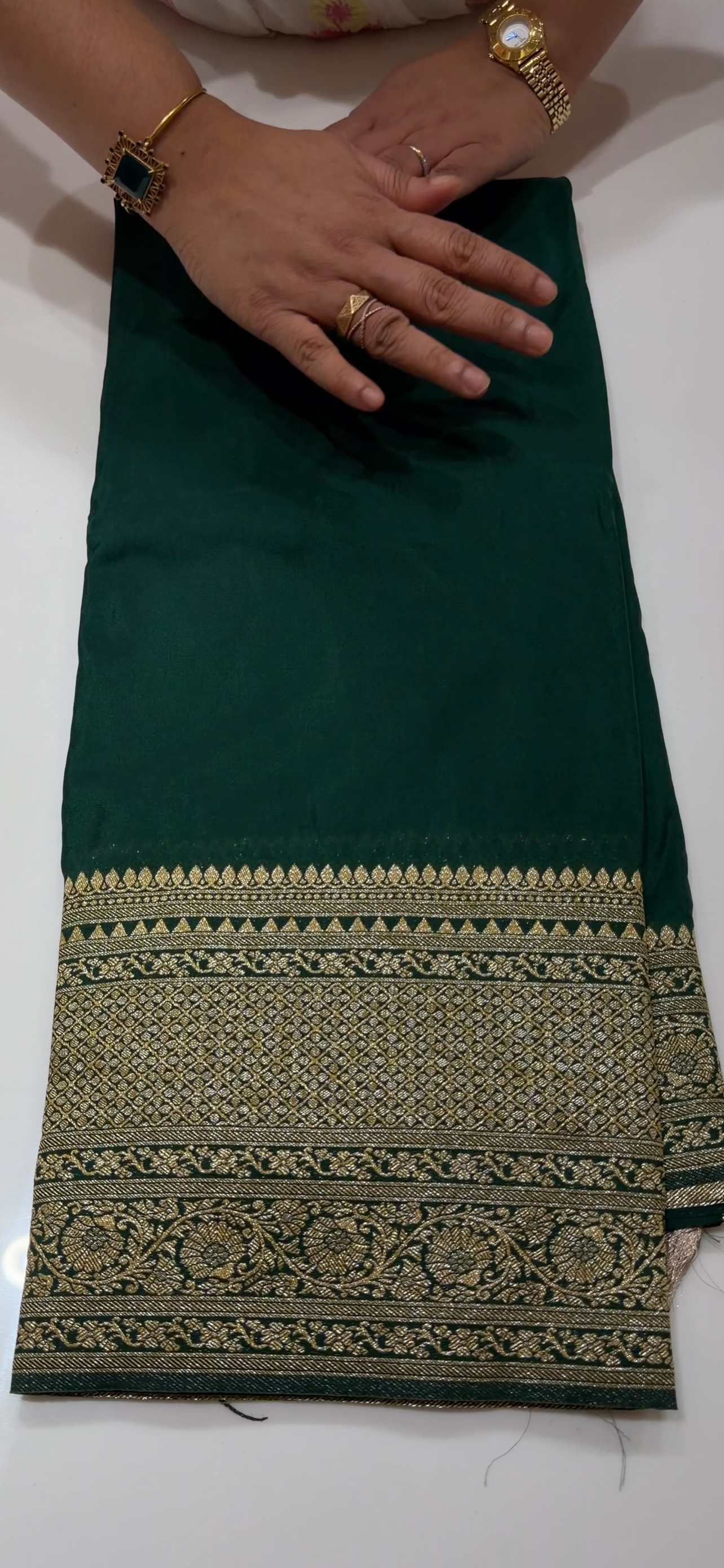 SEMI BANARASI SAREES - IHA 34575