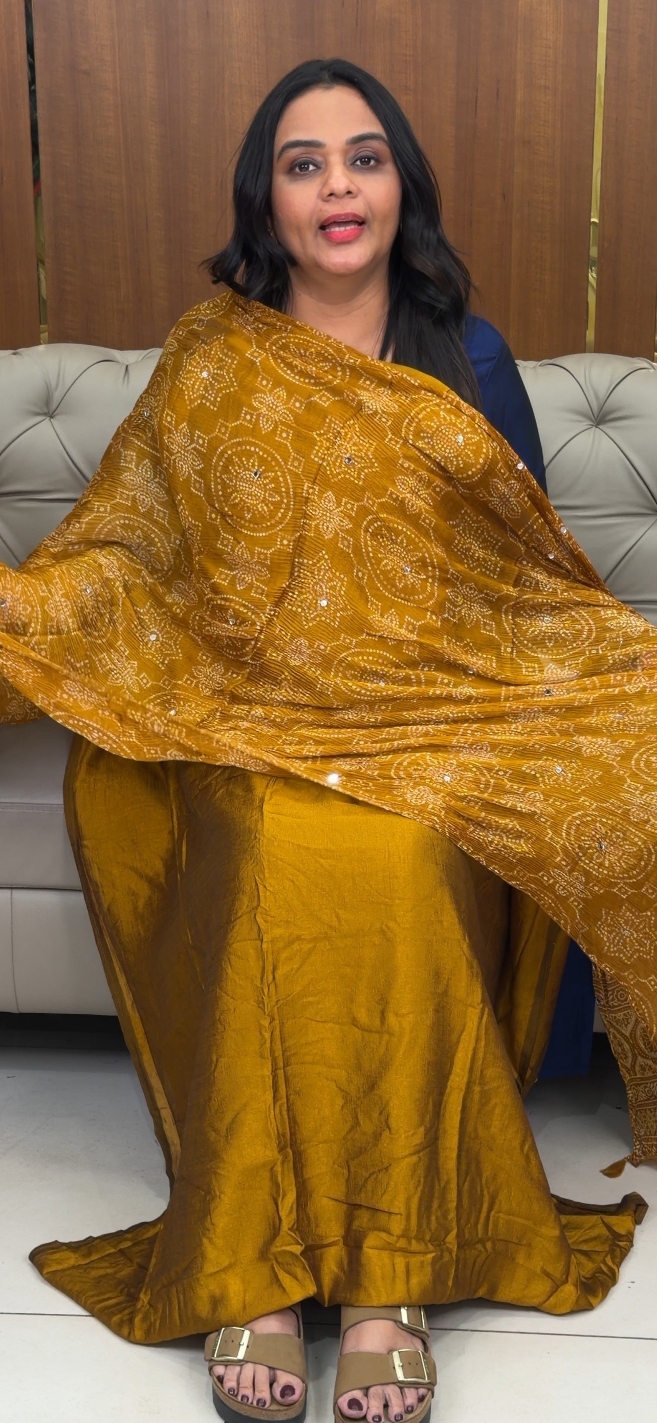 SEMI RAW SILK UNSTITCHED SALWAR SUITS - IHA 32605