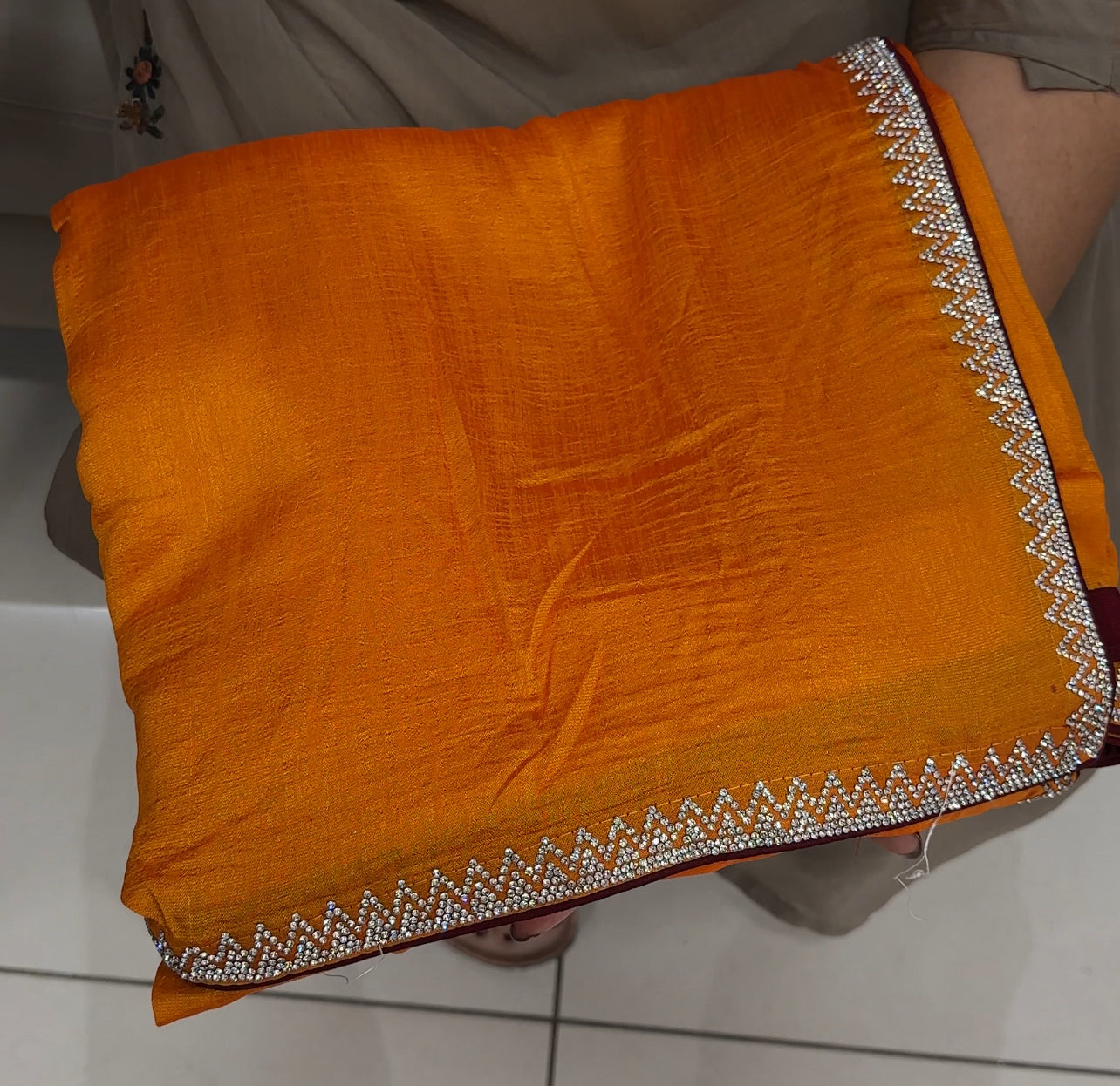 SEMI RAW SILK SAREES - IHA 27036