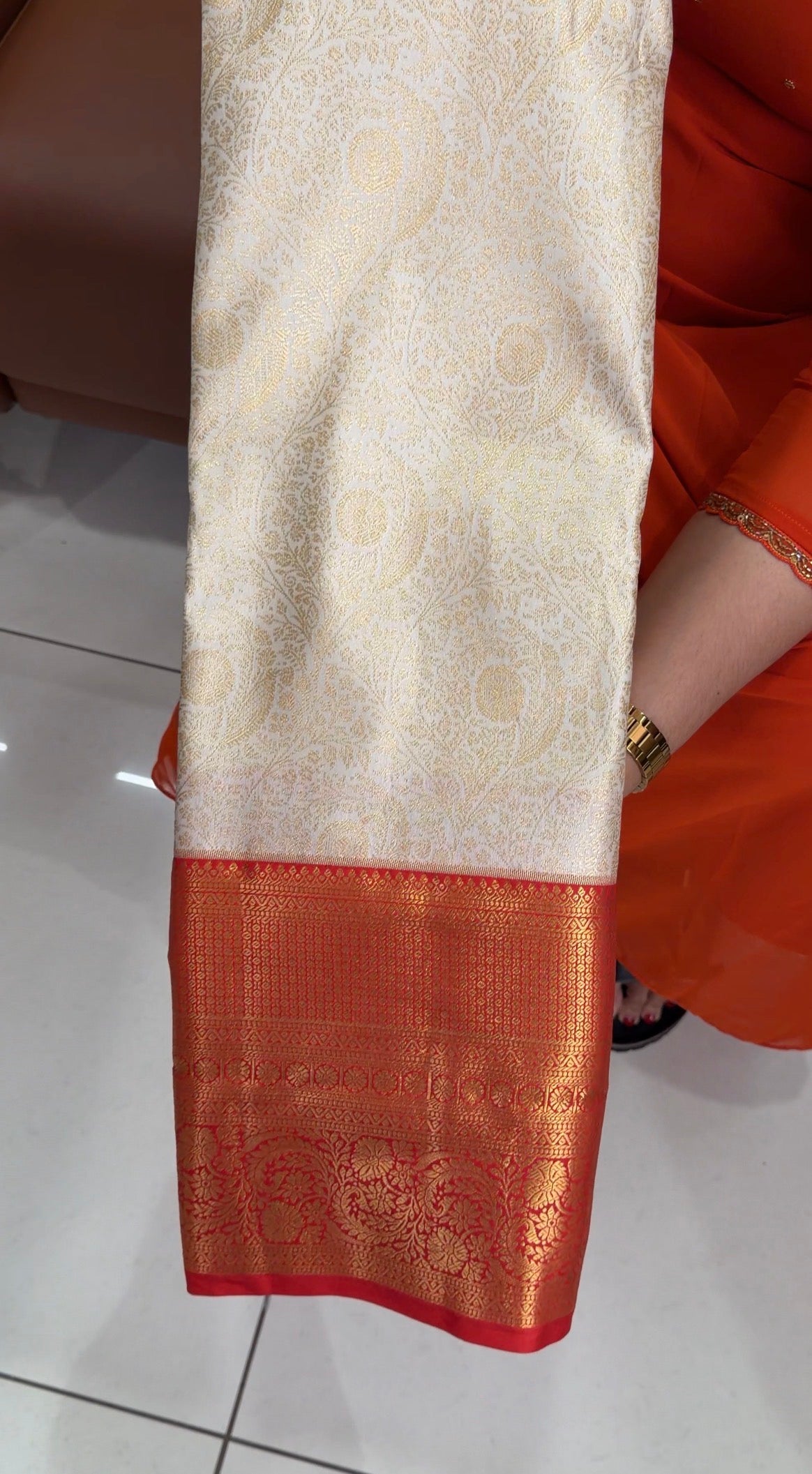 SEMI KANCHIPURAM SAREES - IHA 34254