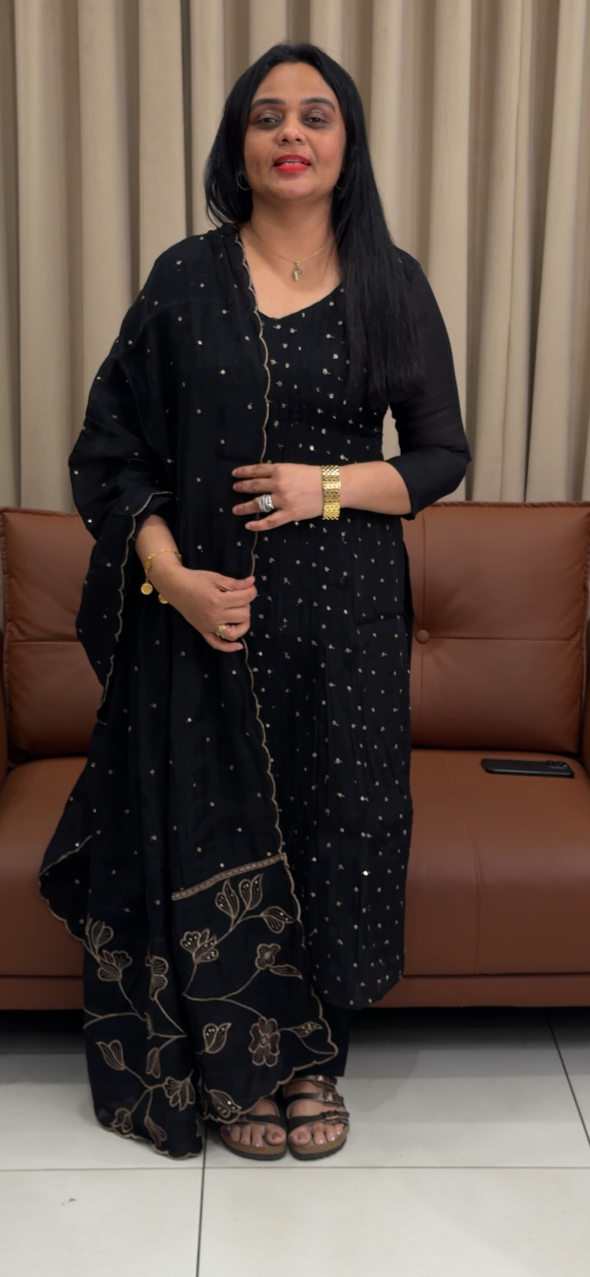 MUL CHANDERI UNSTITCHED SALWAR SUITS - IHA 35803