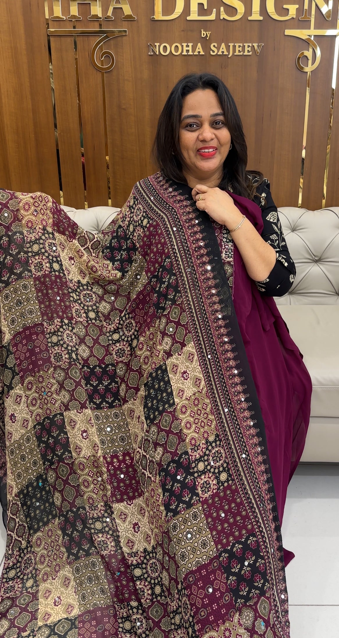 FORWARD FAUX GEORGETTE UNSTITCHED SALWAR SUITS - IHA 26825