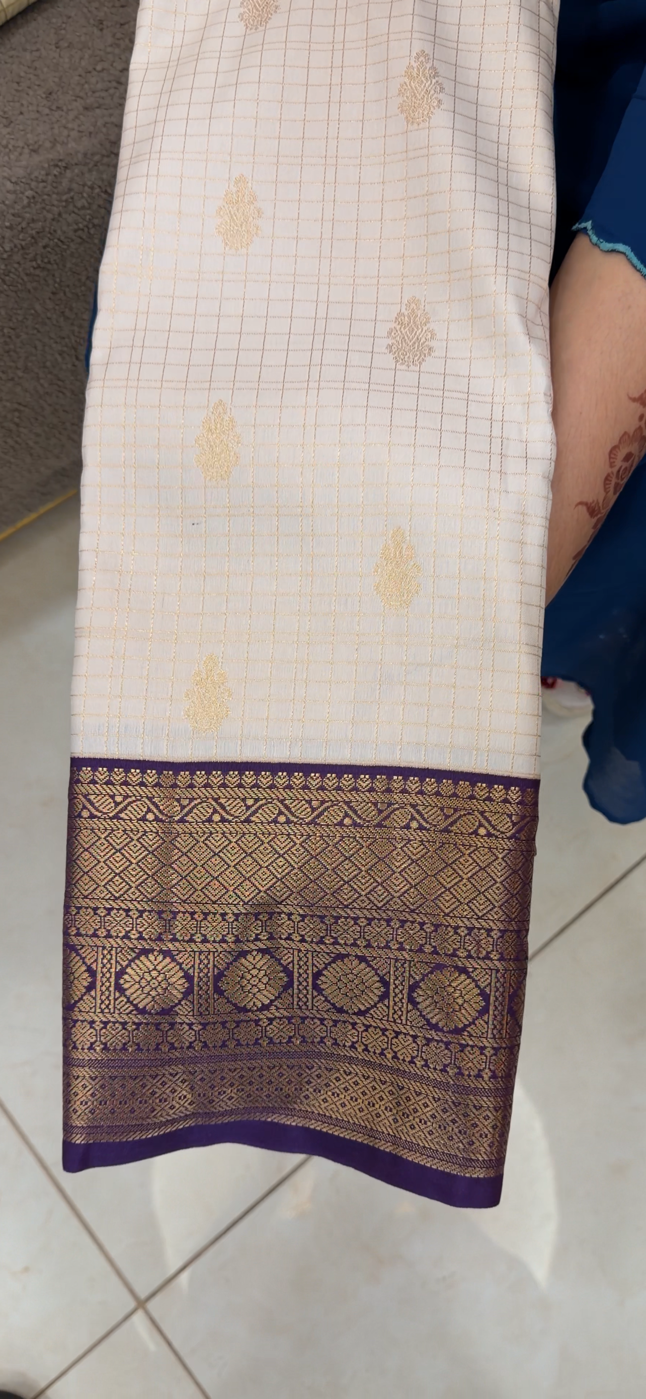 SEMI KANCHIPURAM SAREES -  IHA 33084