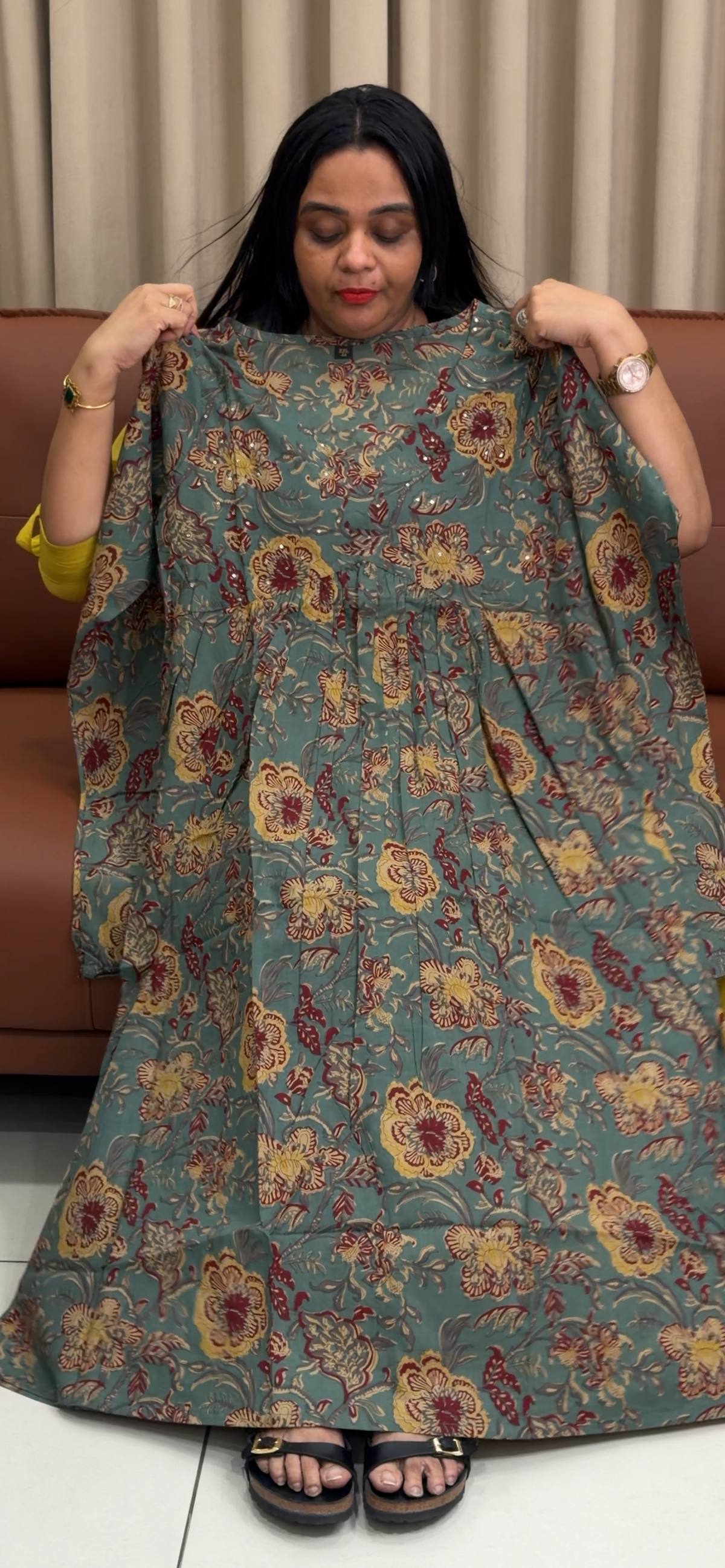 PRINTED LONG TOPS - IHA 35245