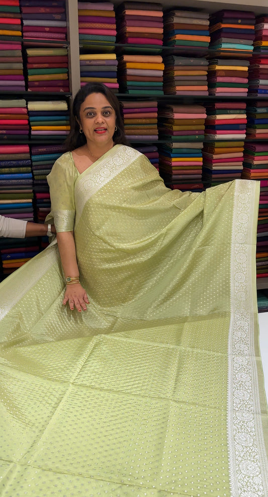 TISSUE BANARASI SAREES - IHA 24927