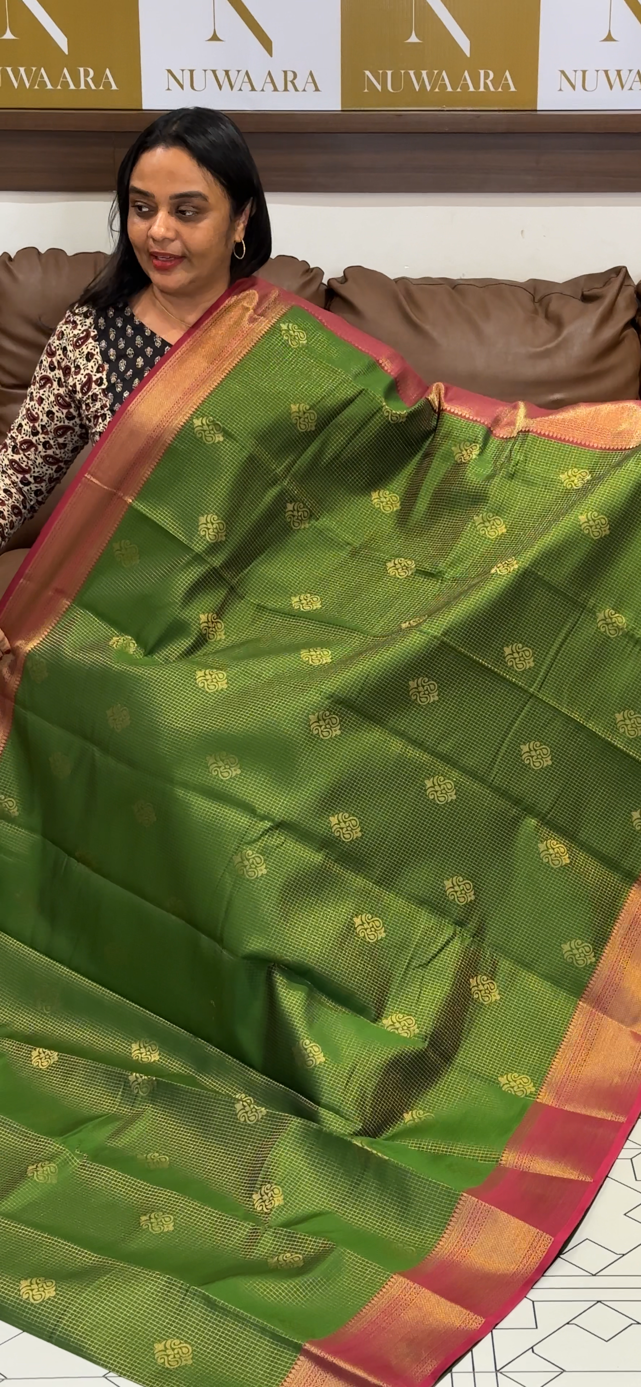 FORWARD SEMI BROCADE SAREES - IHA 31723