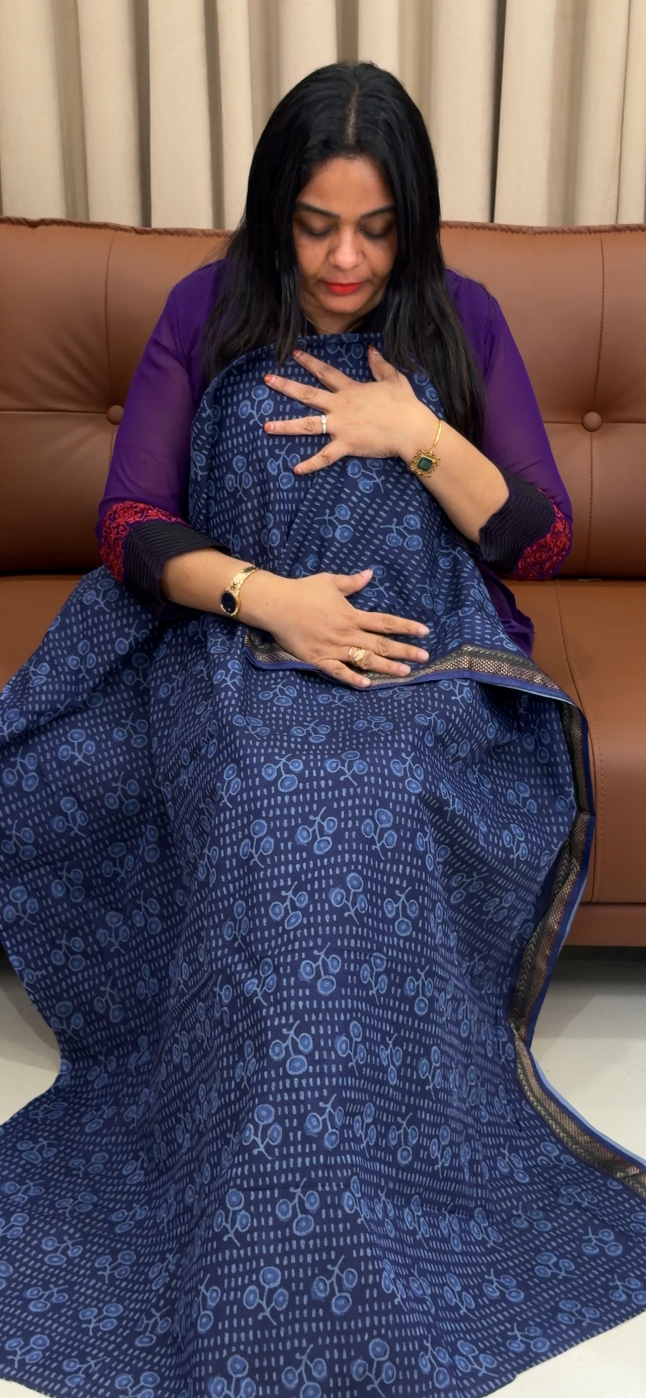 HANDLOOM COTTON UNSTITCHED SALWAR SUITS - IHA 33677