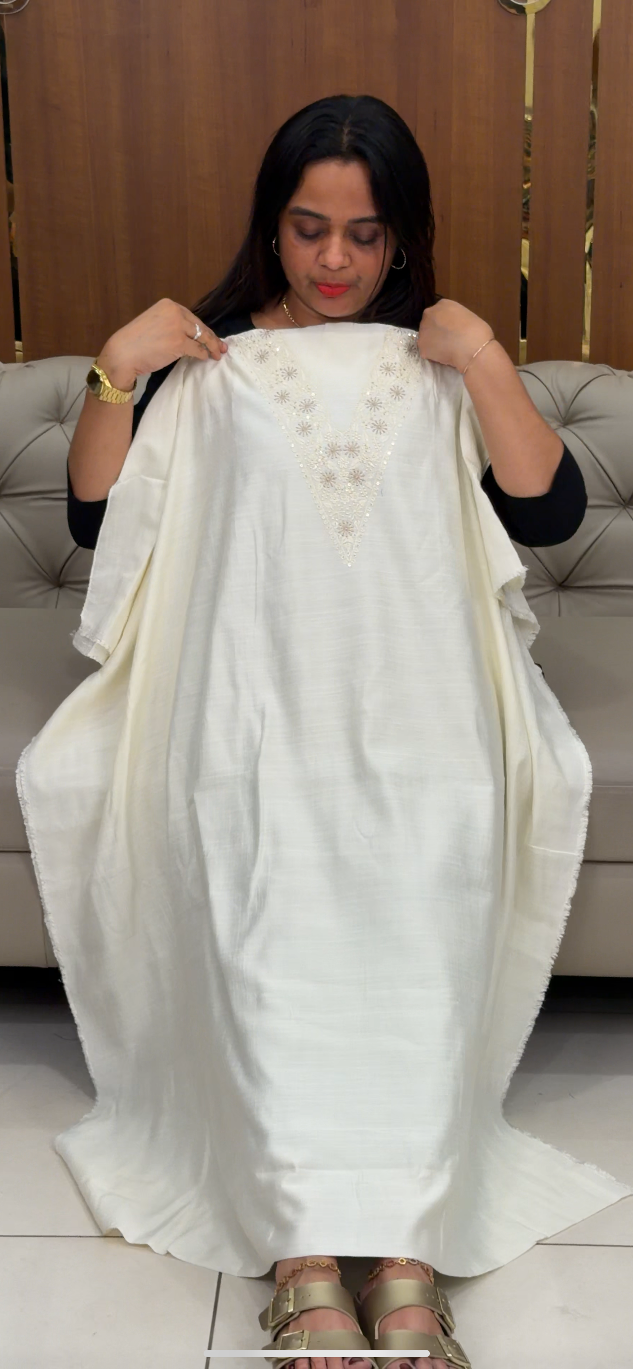 MUL CHANDERI UNSTITCHED SALWAR SUITS - IHA 29794