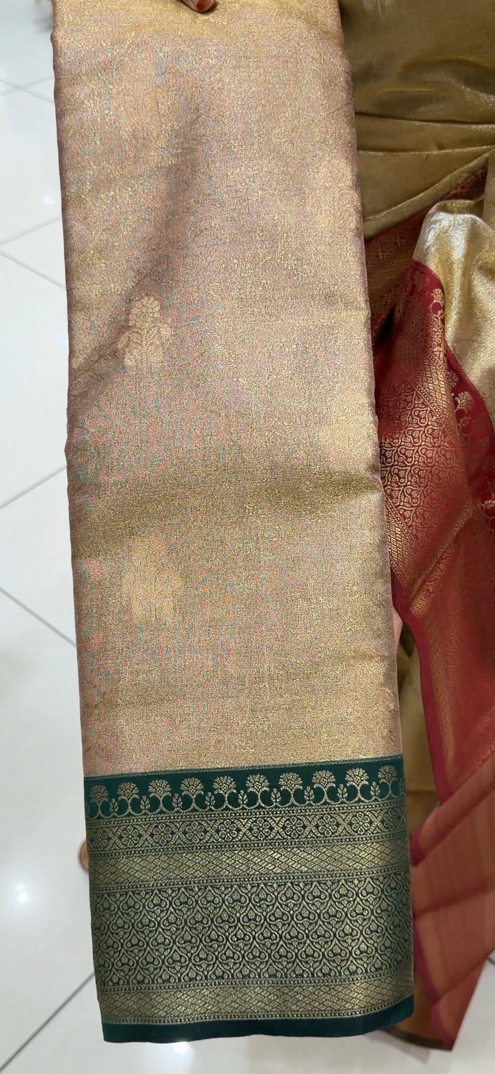 SEMI TISSUE SAREES - IHA 32572