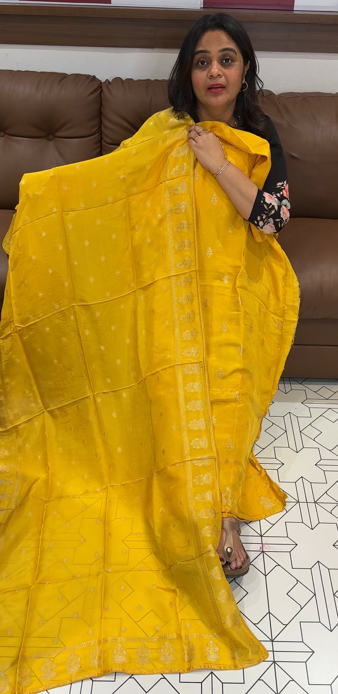 BANARASI UNSTITCHED SALWAR SUITS - IHA 26671
