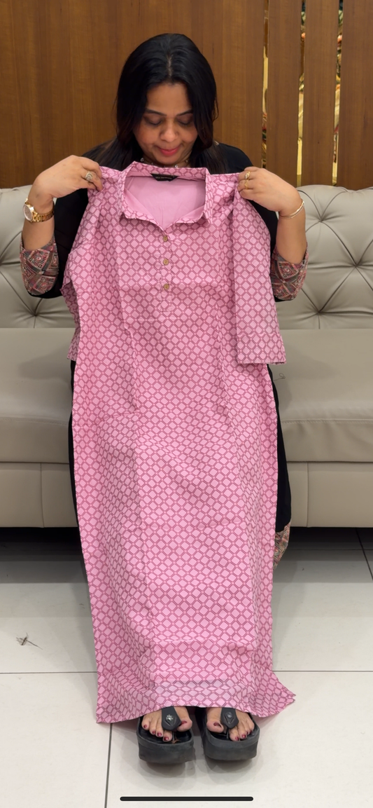 SOFT ORGANZA LONG TOPS - IHA 28773