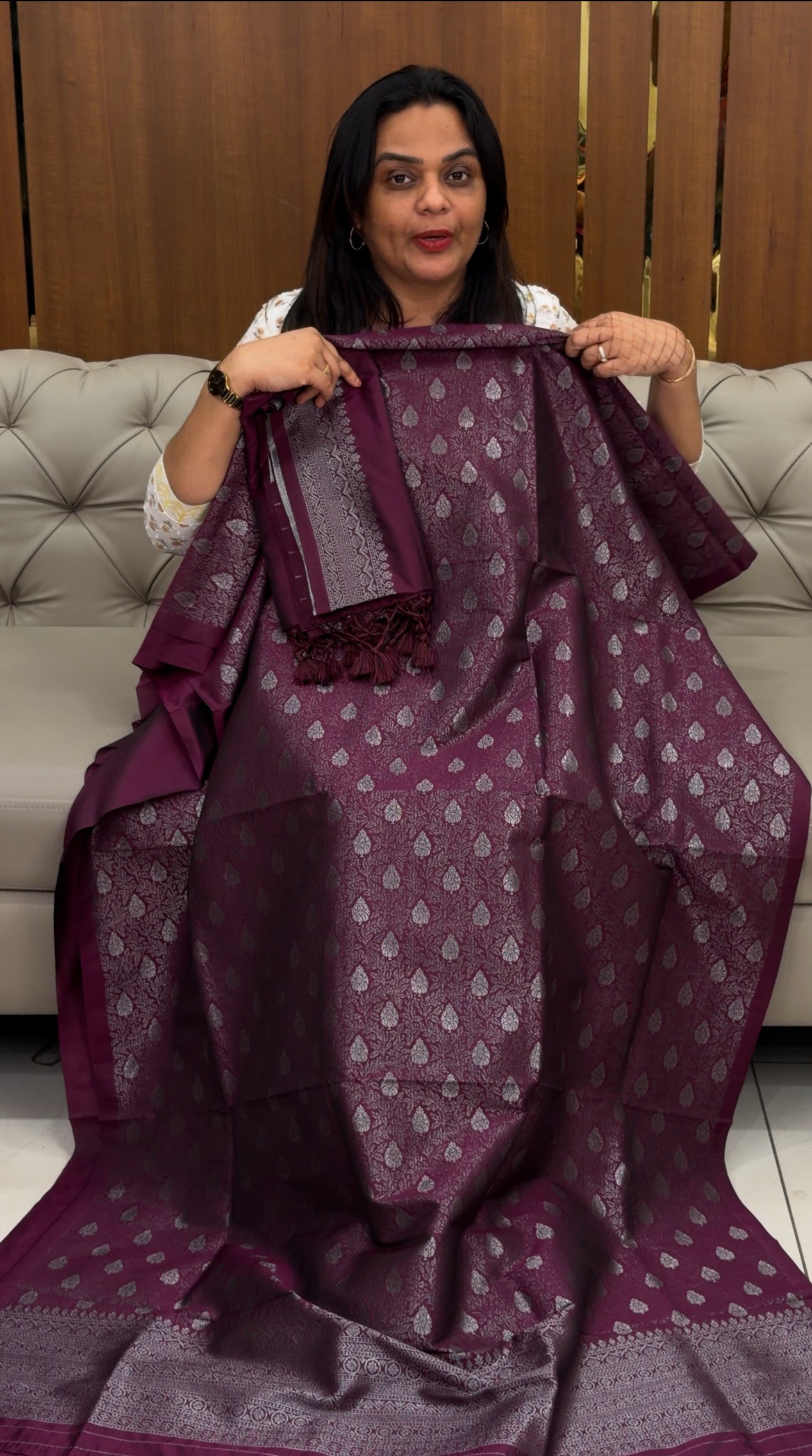 BANARASI UNSTITCHED SALWAR SUITS - IHA 30440