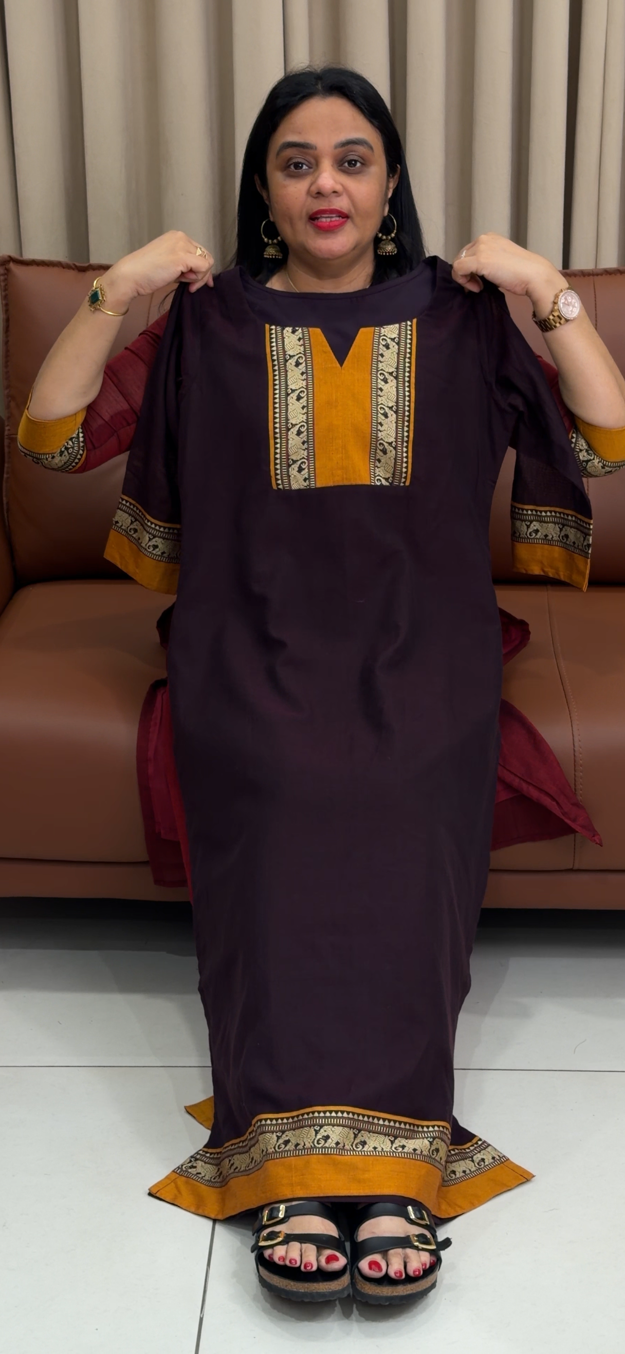 IHA'S IN-HOUSE HANDLOOM COTTON TOPS - IHA 34181