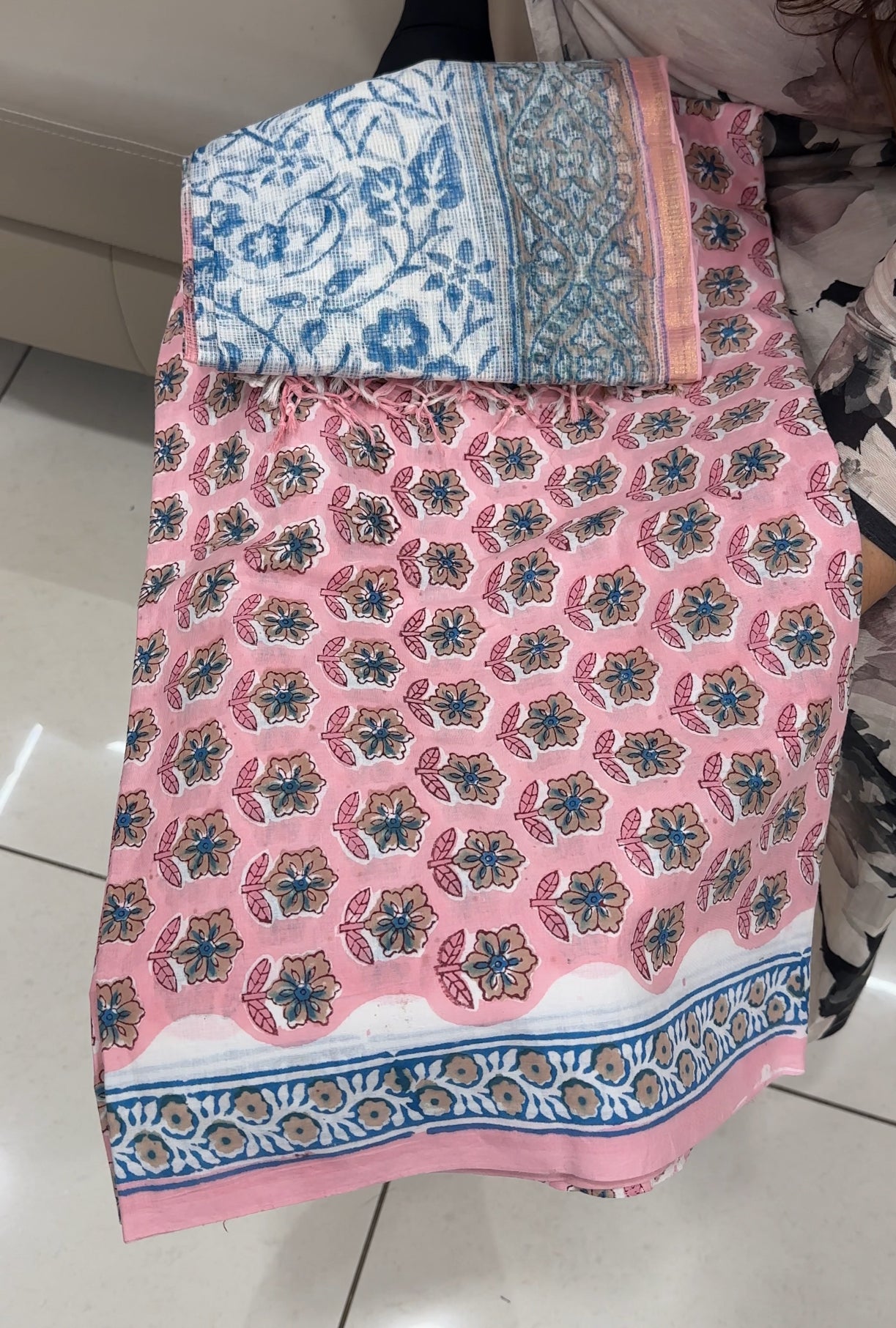 PRINTED COTTON UNSTITCHED SALWAR SUITS - IHA 28645