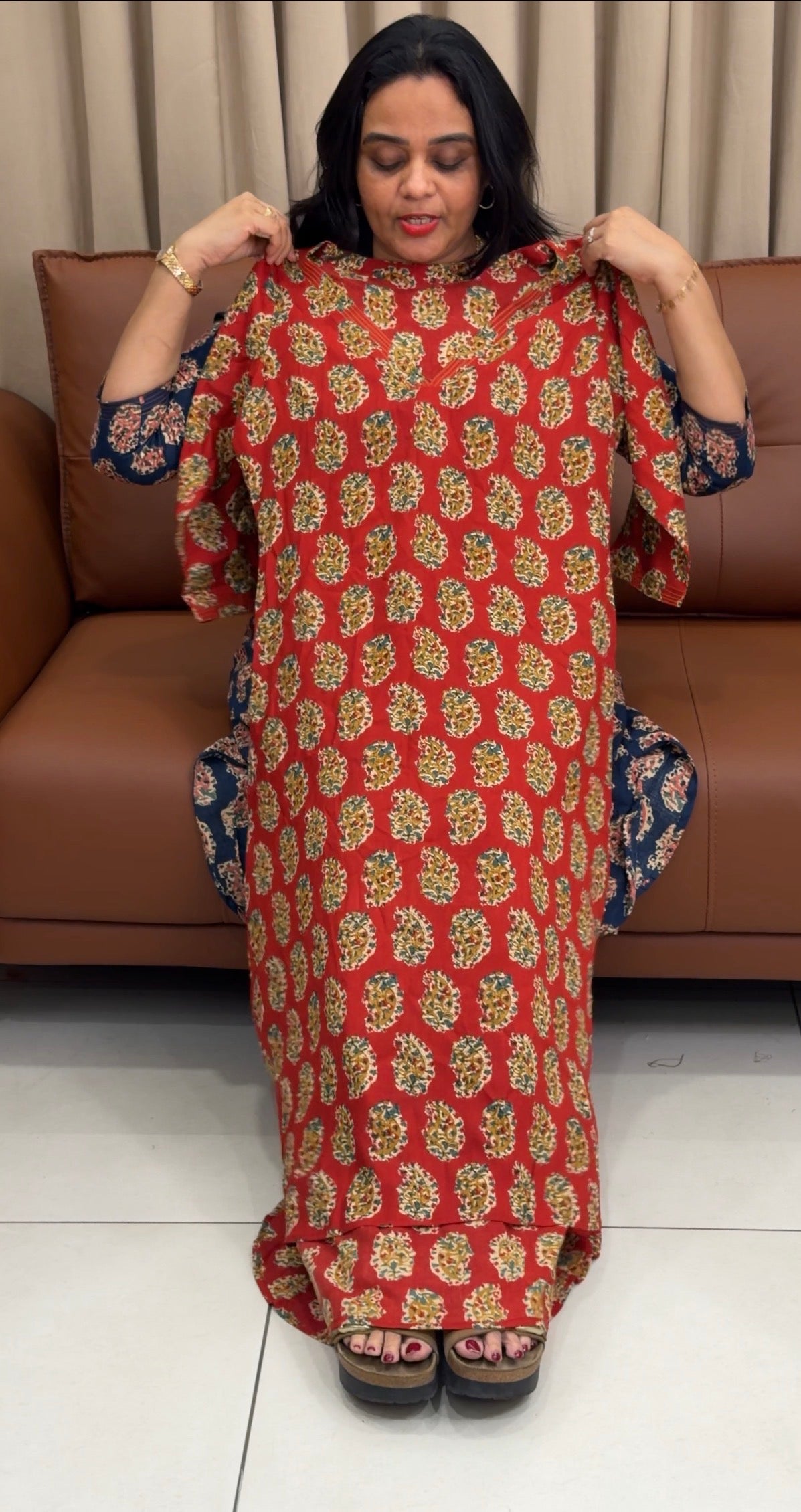 IHA'S IN-HOUSE PRINTED RAYON CO-ORDS SETS - IHA 33341