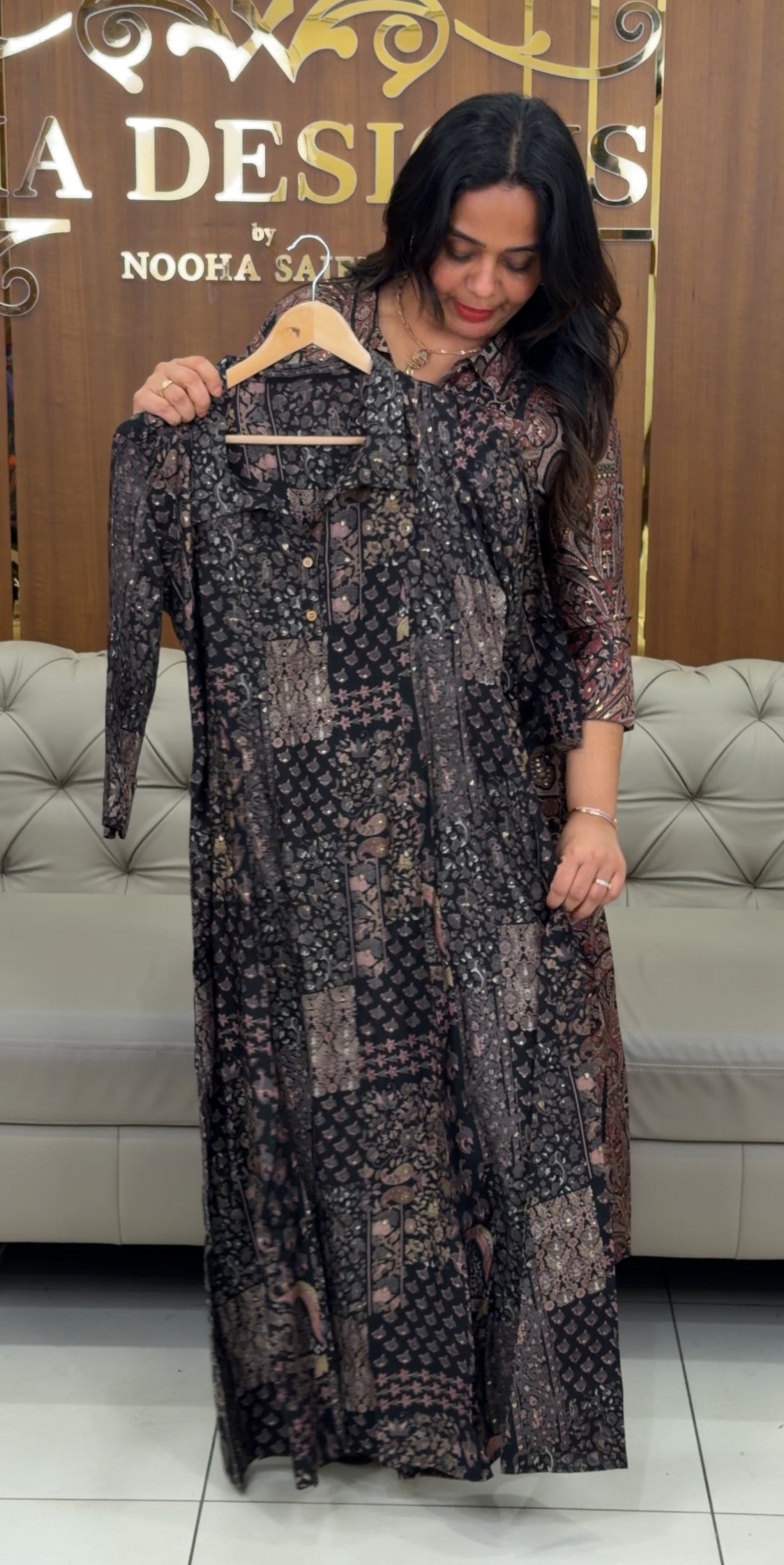 IHA'S IN-HOUSE PRINTED CHANDERI TOPS - IHA 30909