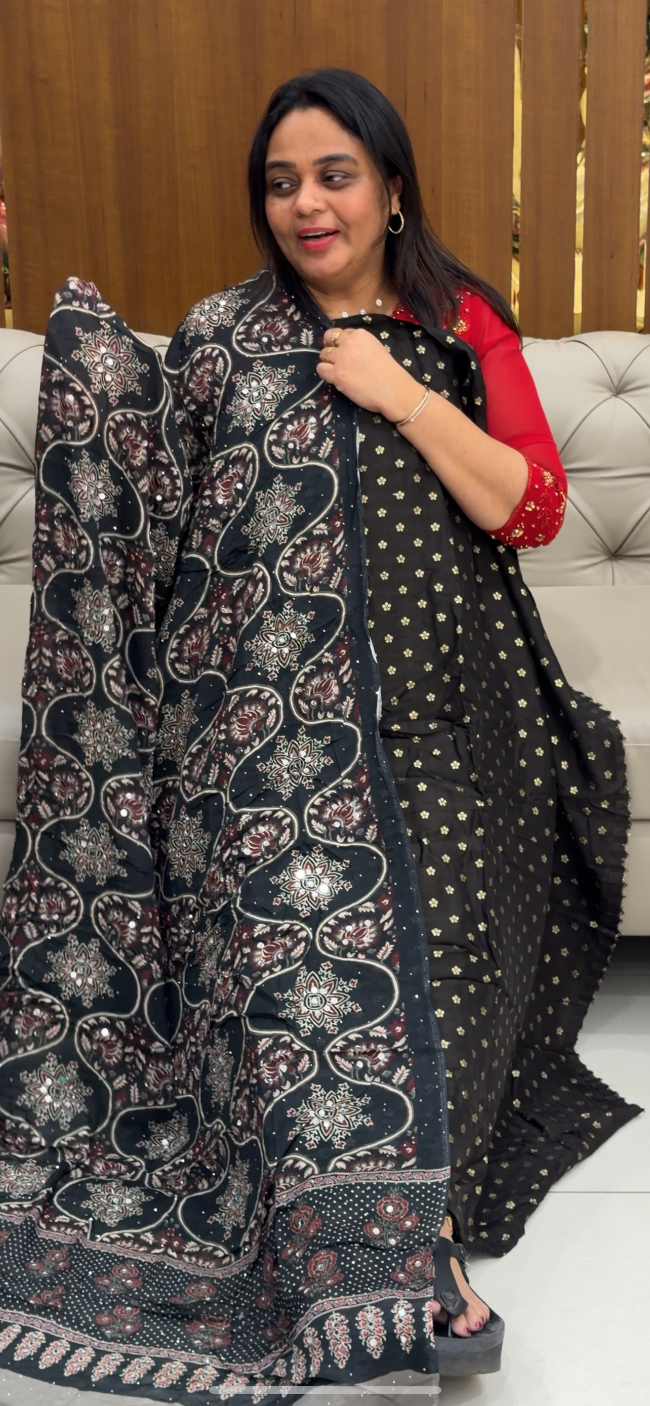 DOLA BANARASI UNSTITCHED SALWAR SUITS - IHA 28749