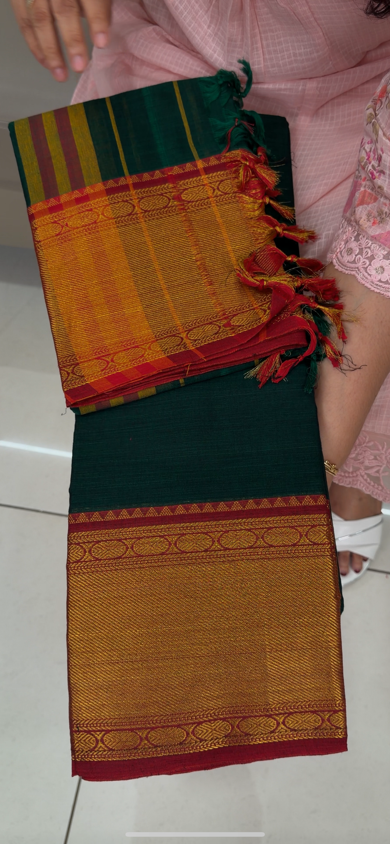 FORWARD HANDLOOM COTTON UNSTITCHED SALWAR SUITS - IHA 29108