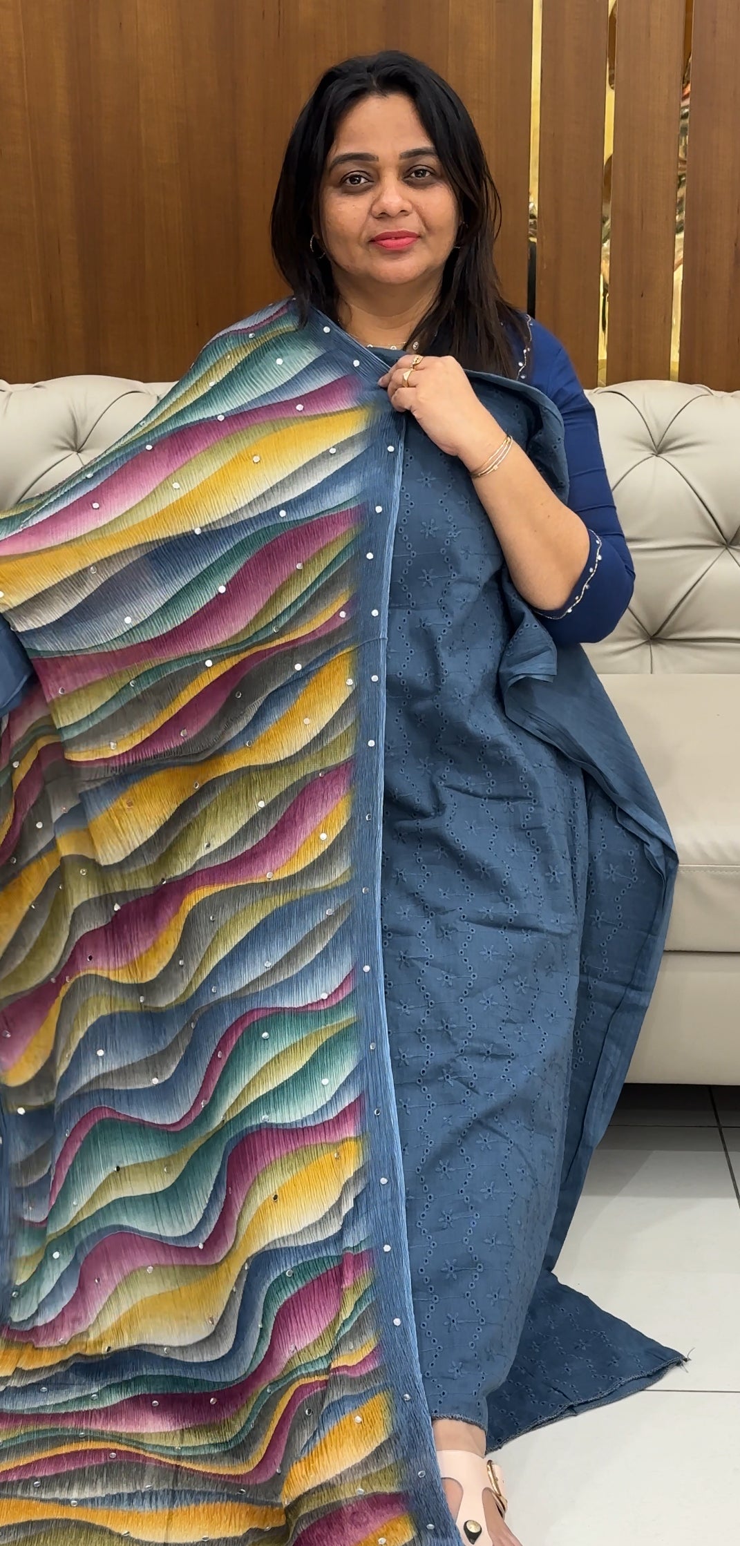 COTTON HAKOBA UNSTITCHED SALWAR SUITS- IHA 28809