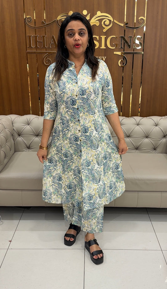 COTTON LONG CO-ORDS SETS - IHA 25277