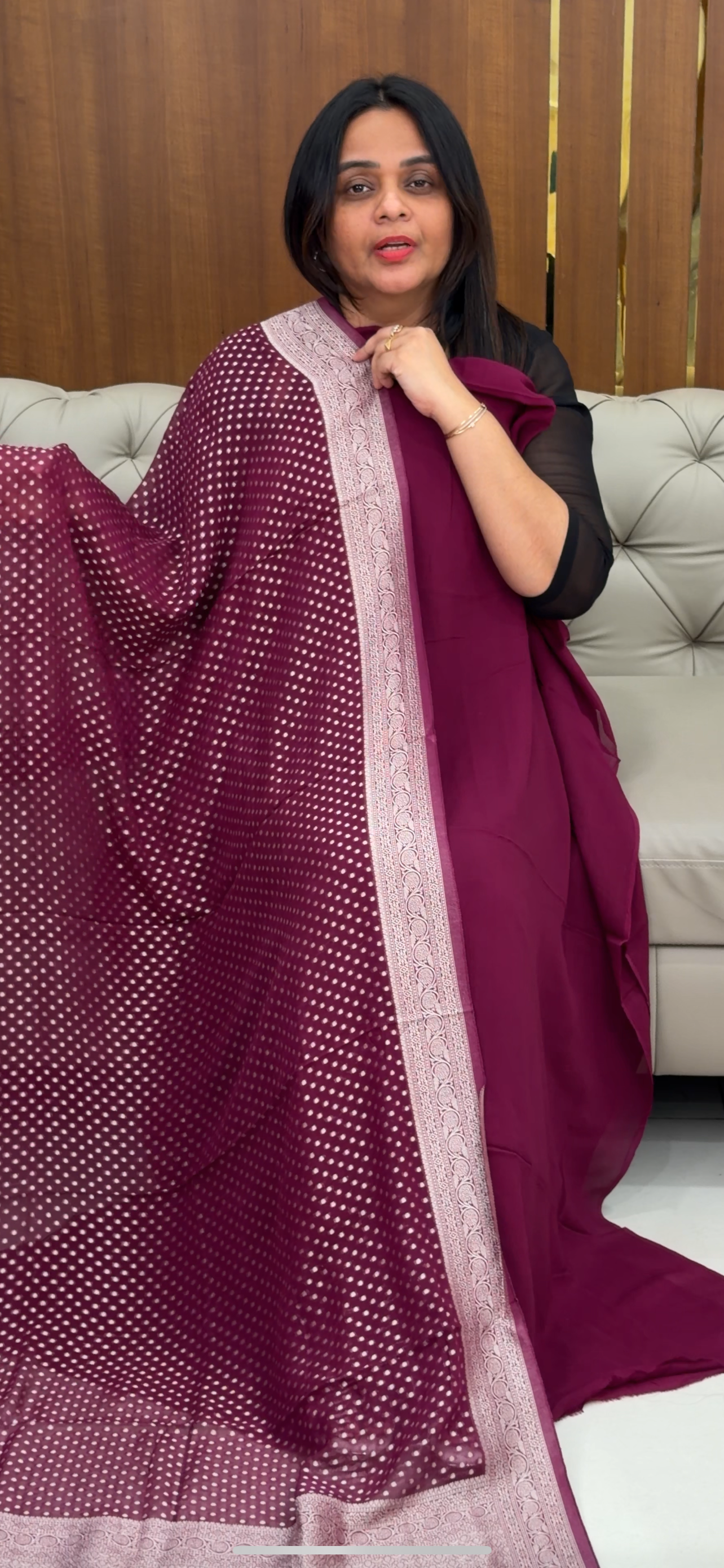 VISCOSE GEORGETTE UNSTITCHED SALWAR SUITS - IHA 29121