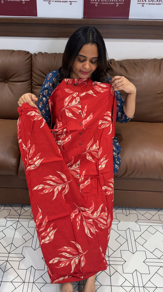 COTTON LONG CO-ORDS SETS - IHA 27378