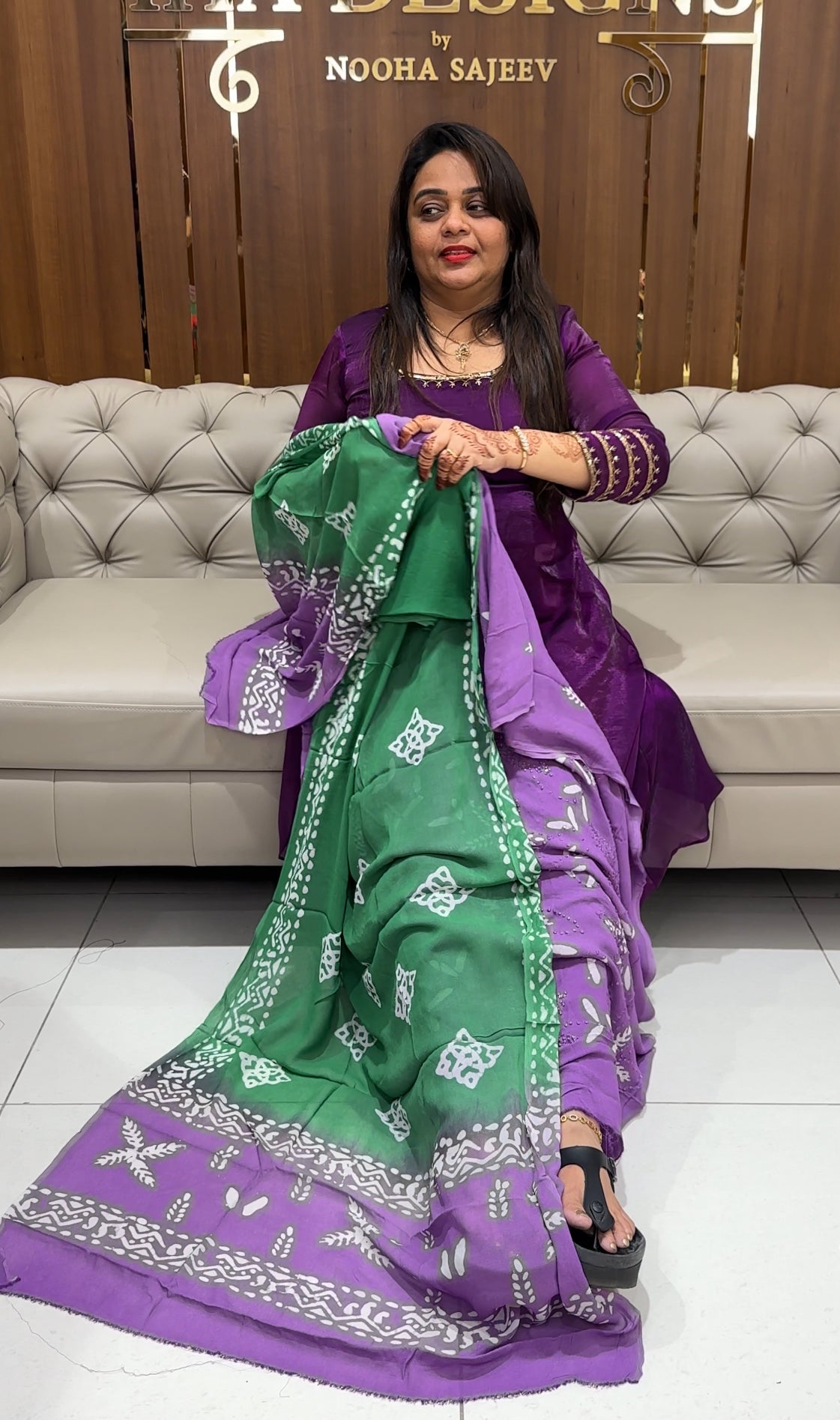 VISCOSE GEORGETTE UNSTITCHED SALWAR SUITS - IHA 23691
