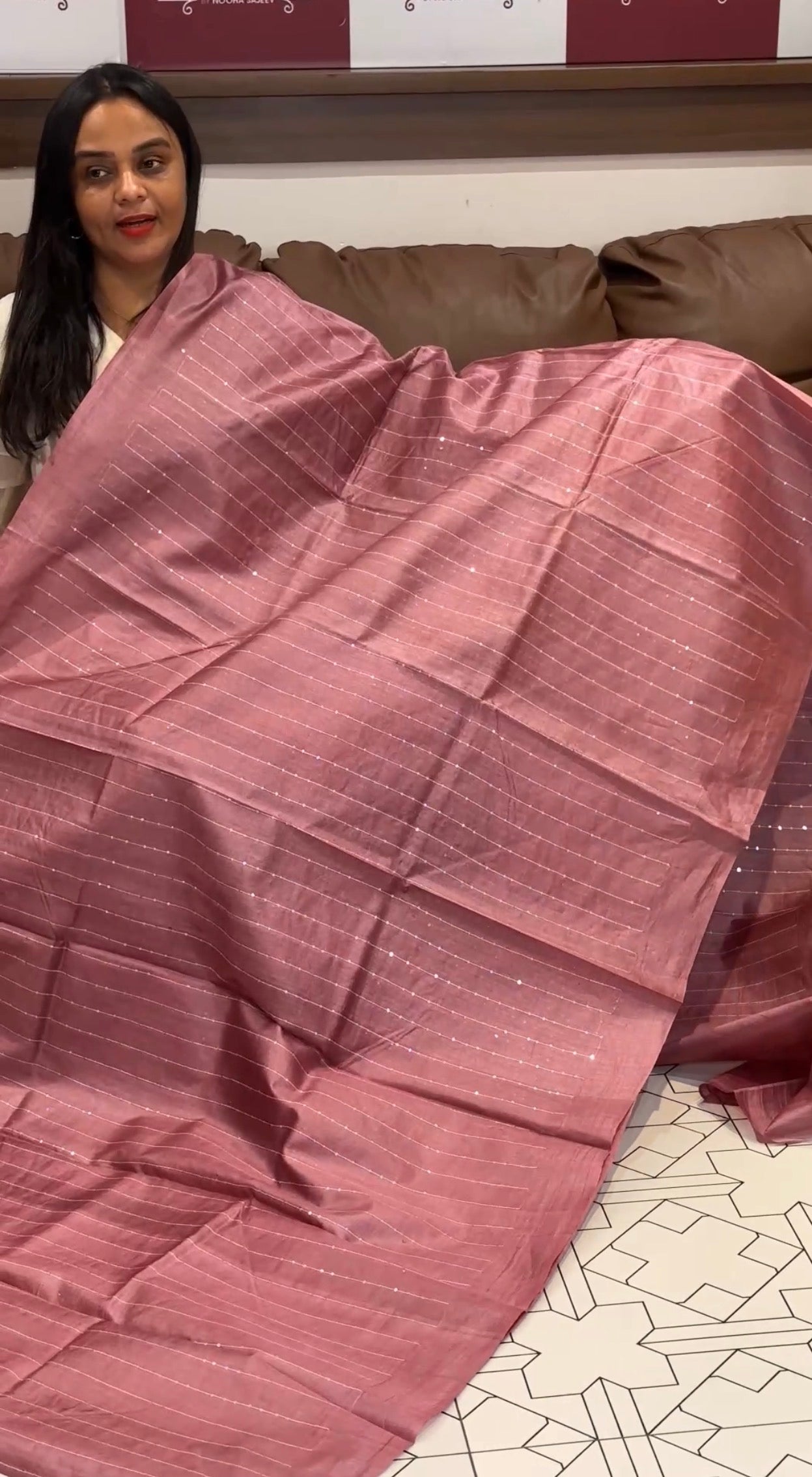 HANDLOOM TUSSUR SILK SAREES - IHA 31571