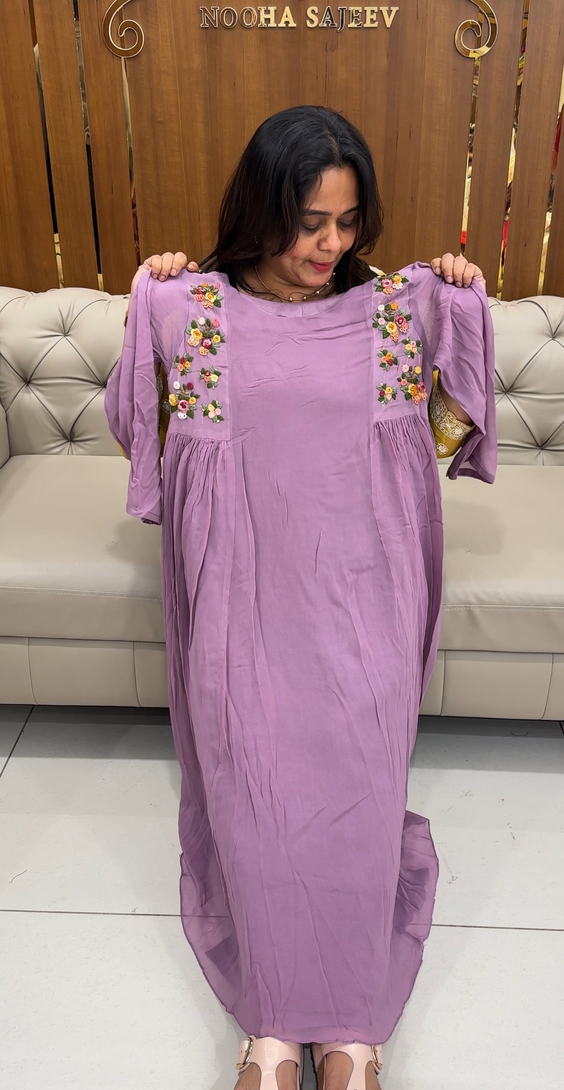 READY TO WEAR LONG A-LINE TOPS - IHA 26960