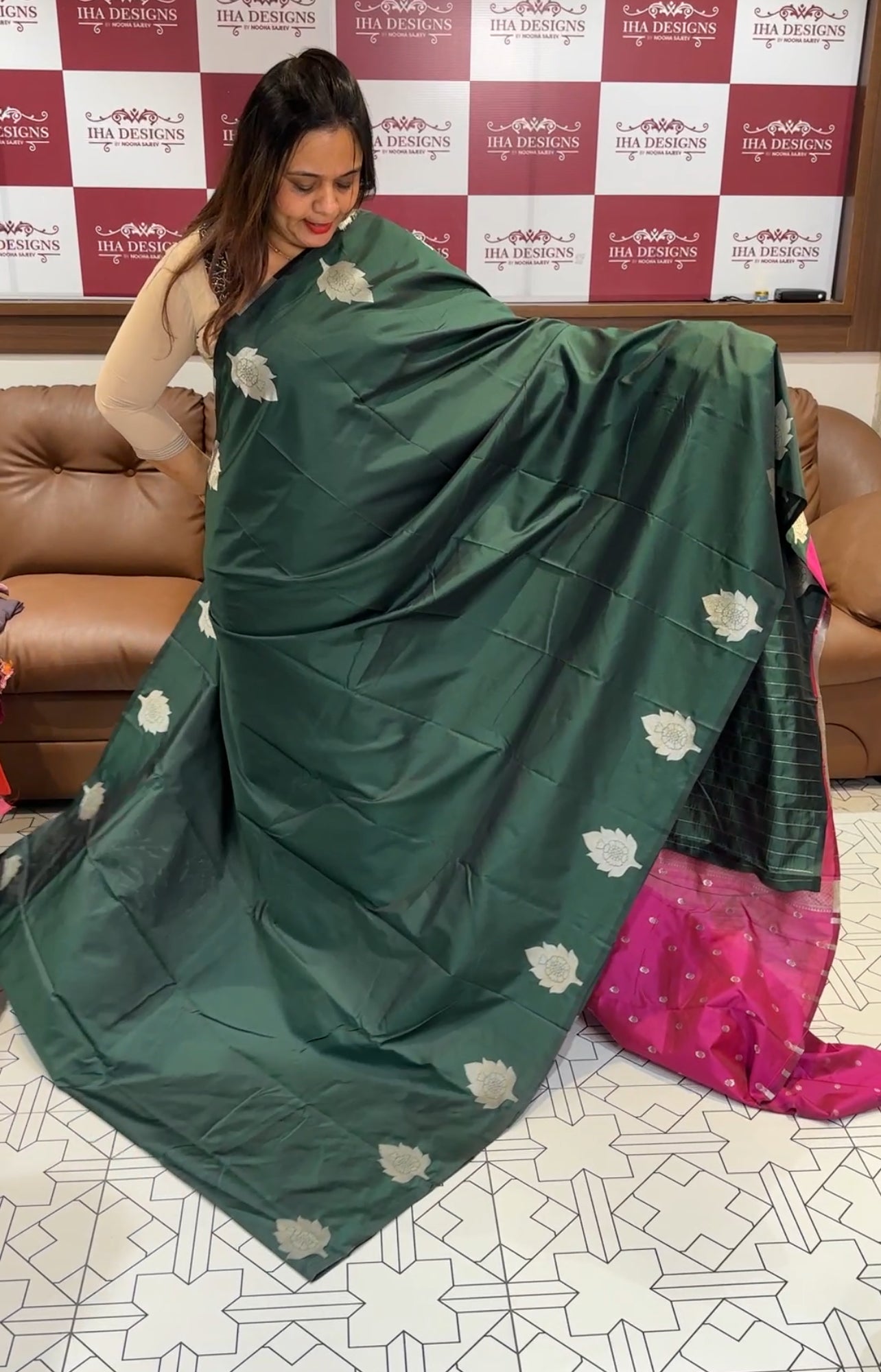 SEMI SOFT SILK SAREE - IHA 14770