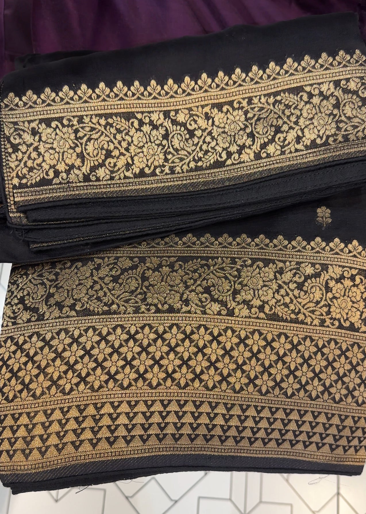 BANARASI UNSTITCHED SALWAR SUITS - IHA 28277