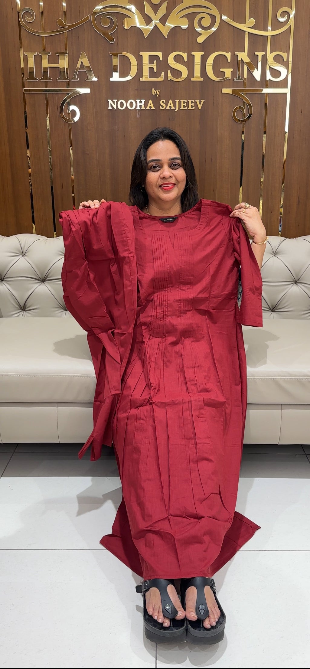 IHA'S IN-HOUSE COTTON TOP AND BOTTOM - IHA 23345
