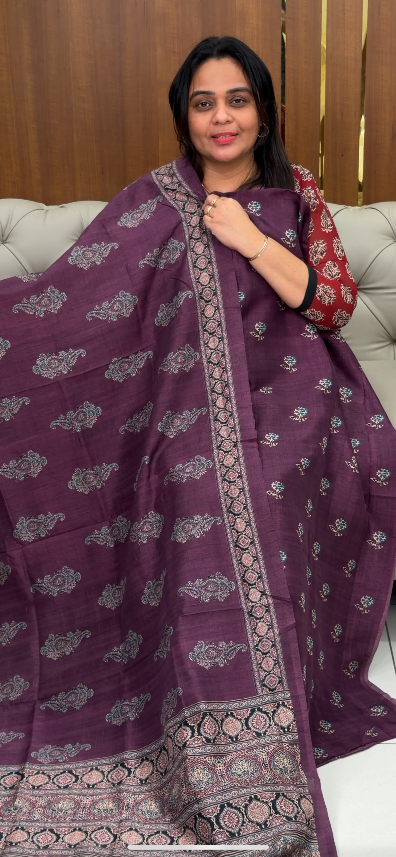 SEMI SILK UNSTITCHED SALWAR SUITS - IHA 29005