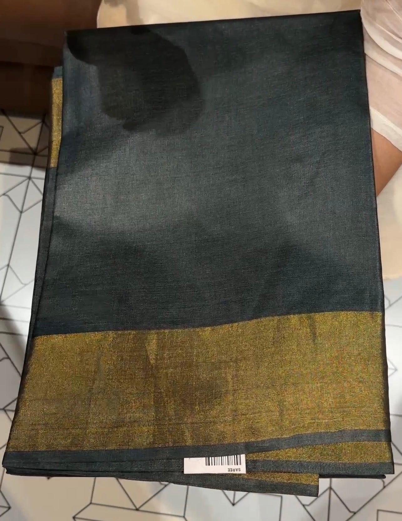 HANDLOOM TUSSUR SILK SAREES - IHA 31571