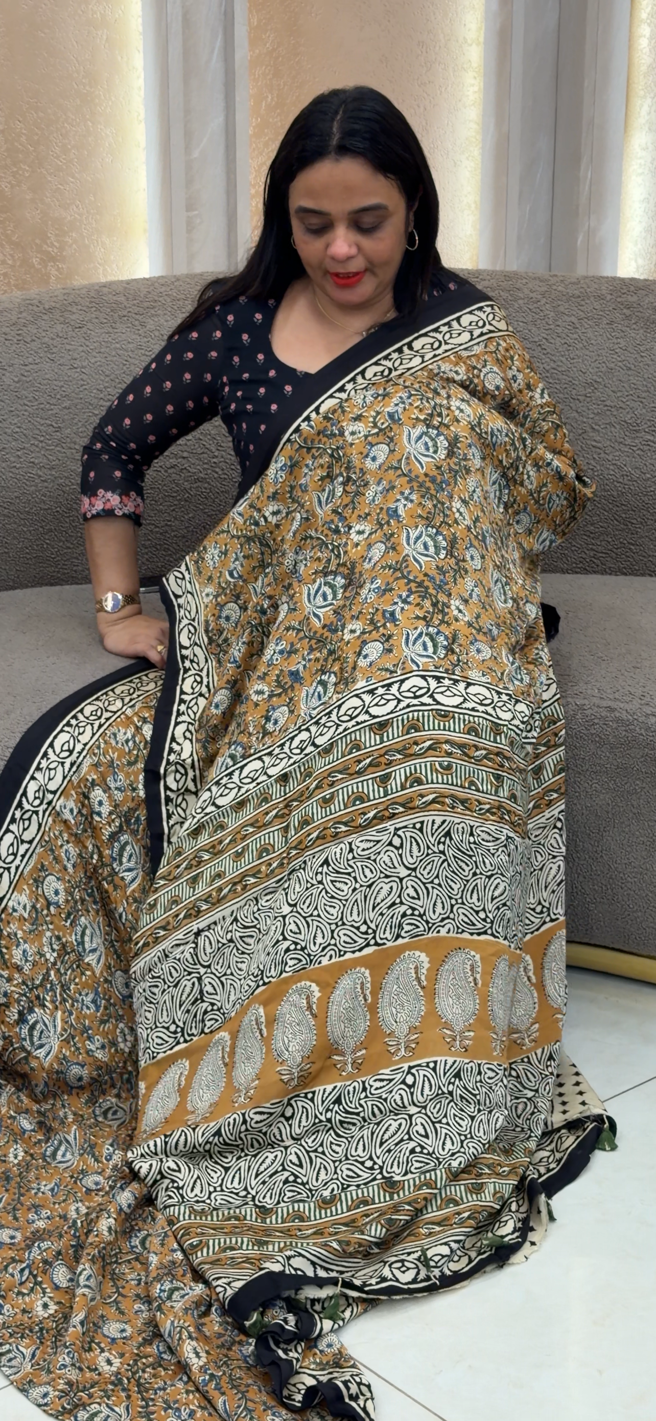 MODAL SILK SAREES - IHA 33390