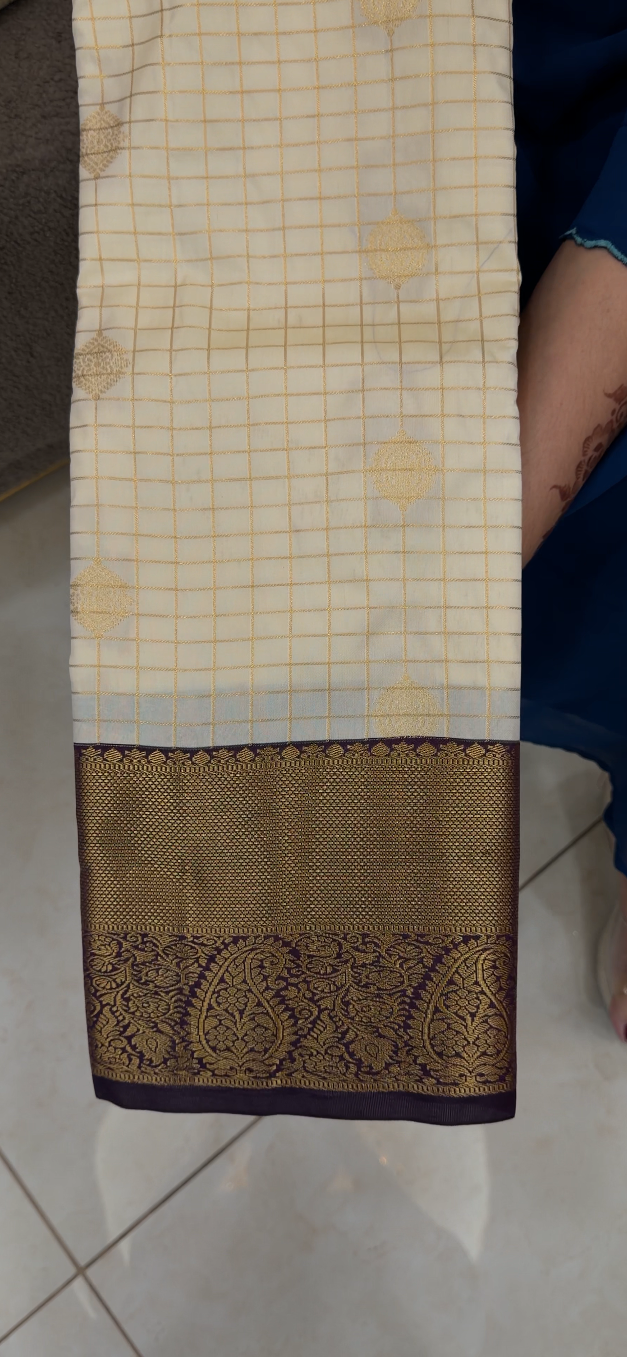 SEMI KANCHIPURAM SAREES -  IHA 33084