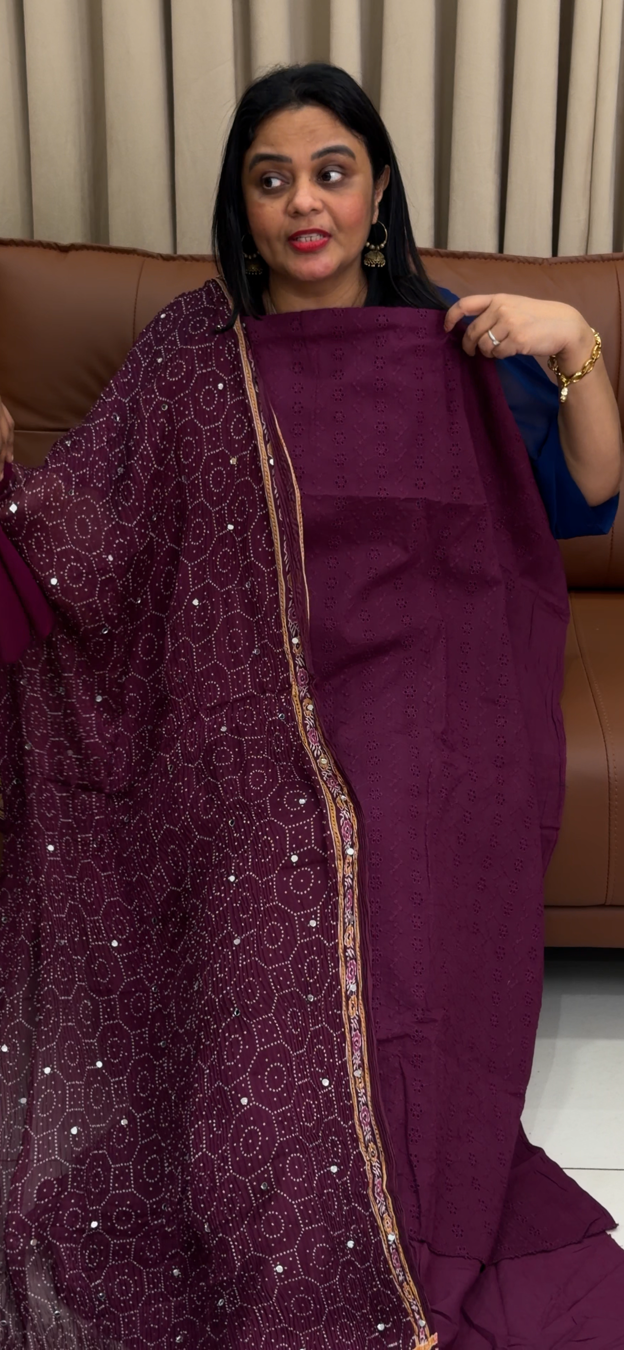 UNSTITCHED SALWAR SUITS - IHA 34083