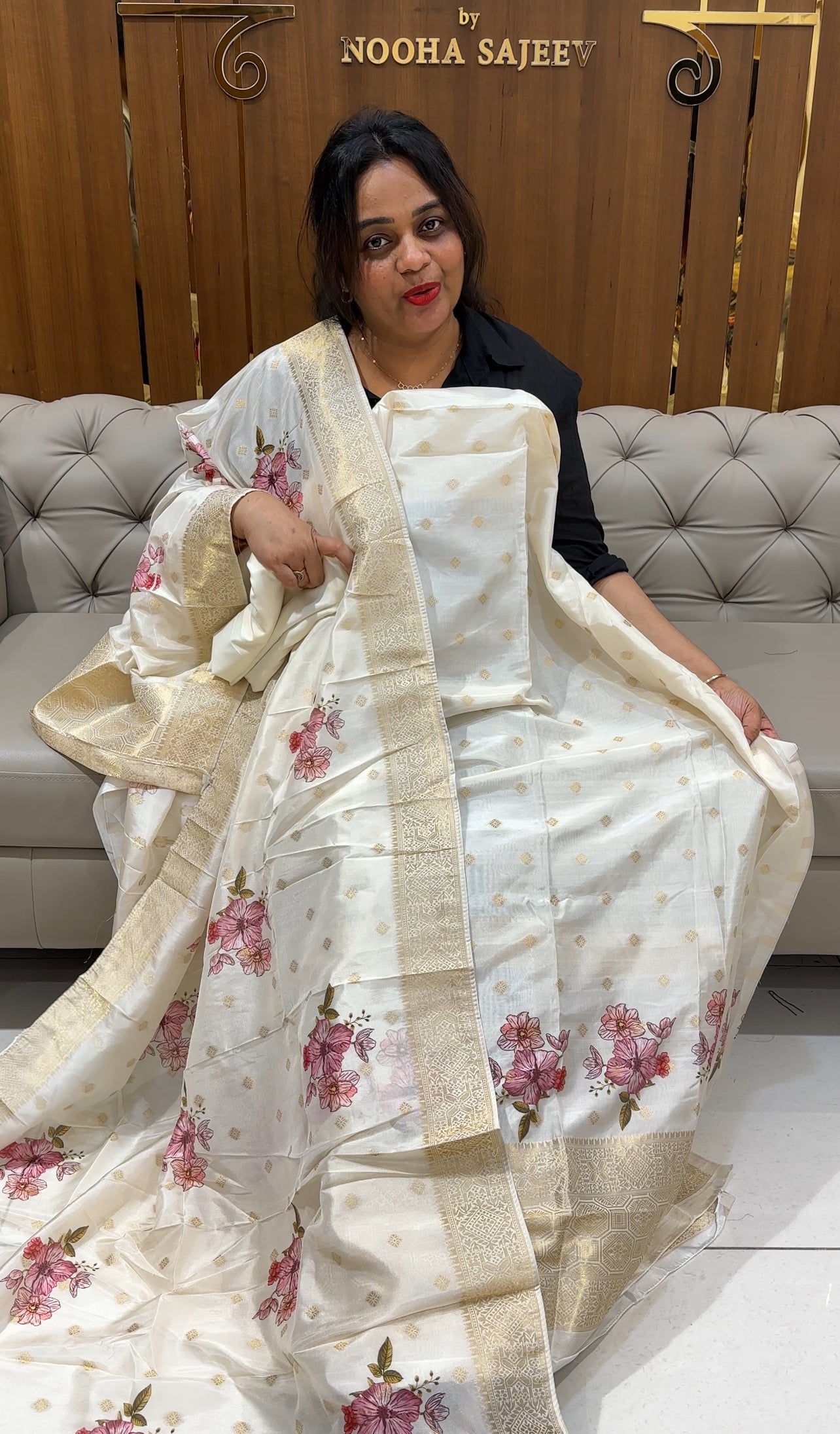 FORWARD ONAM UNSTITCHED SALWAR SUITS - IHA 25107