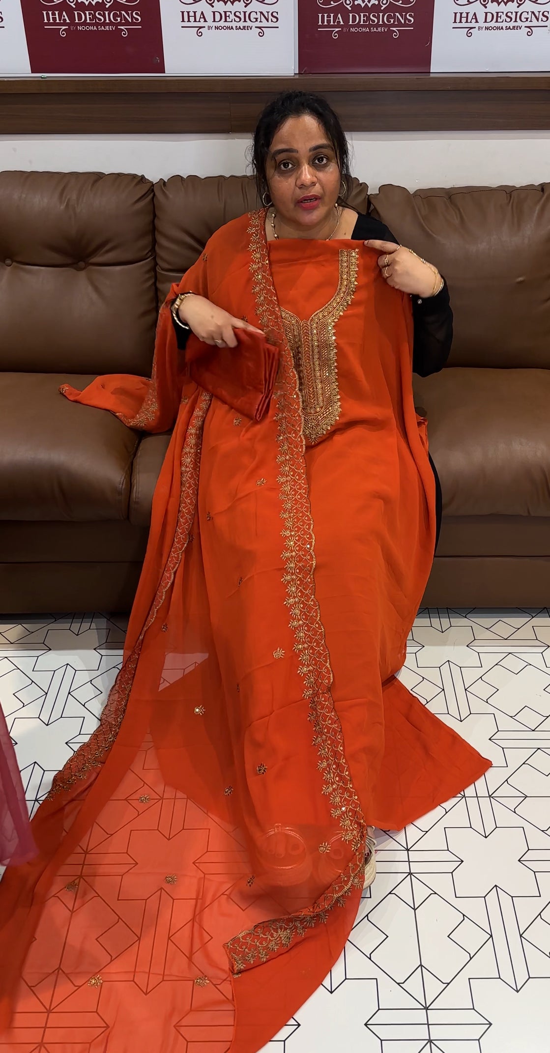 FORWARD UNSTITCHED SALWAR SUITS - IHA 26578