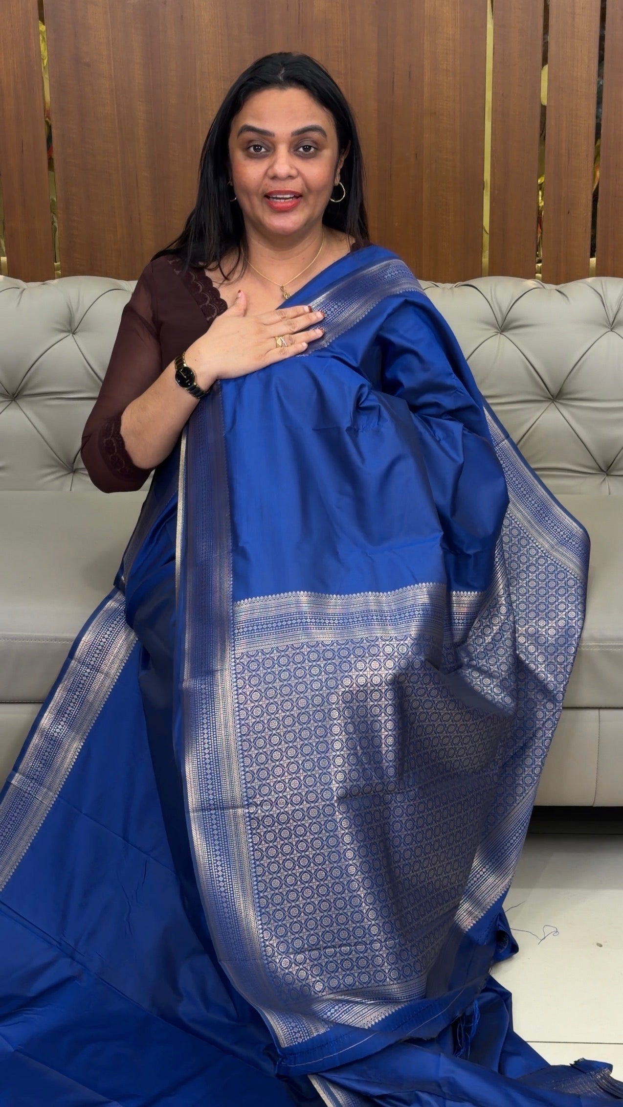 SEMI SILK SAREES - IHA 33012