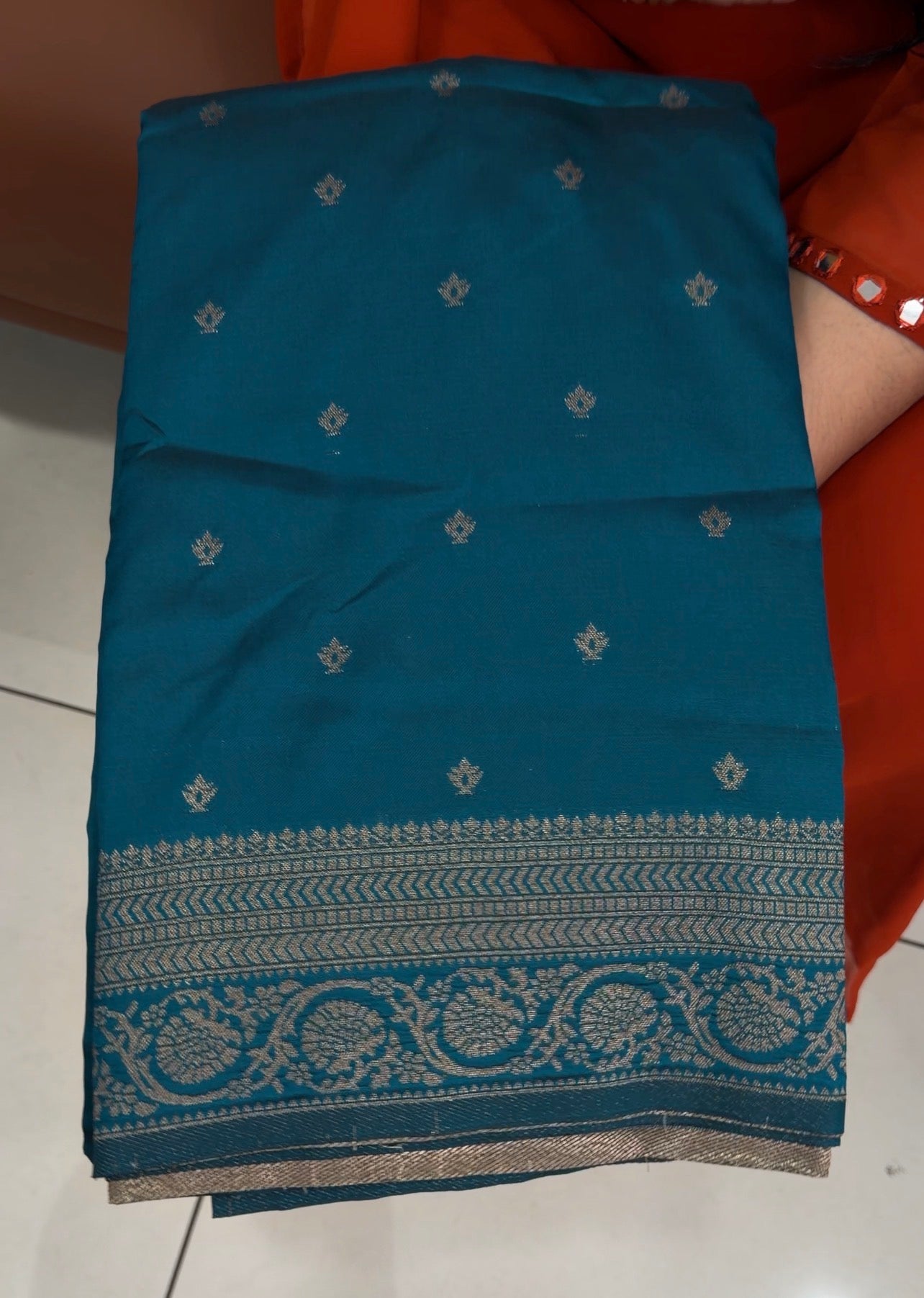 SEMI BANARASI SAREES - IHA 34942