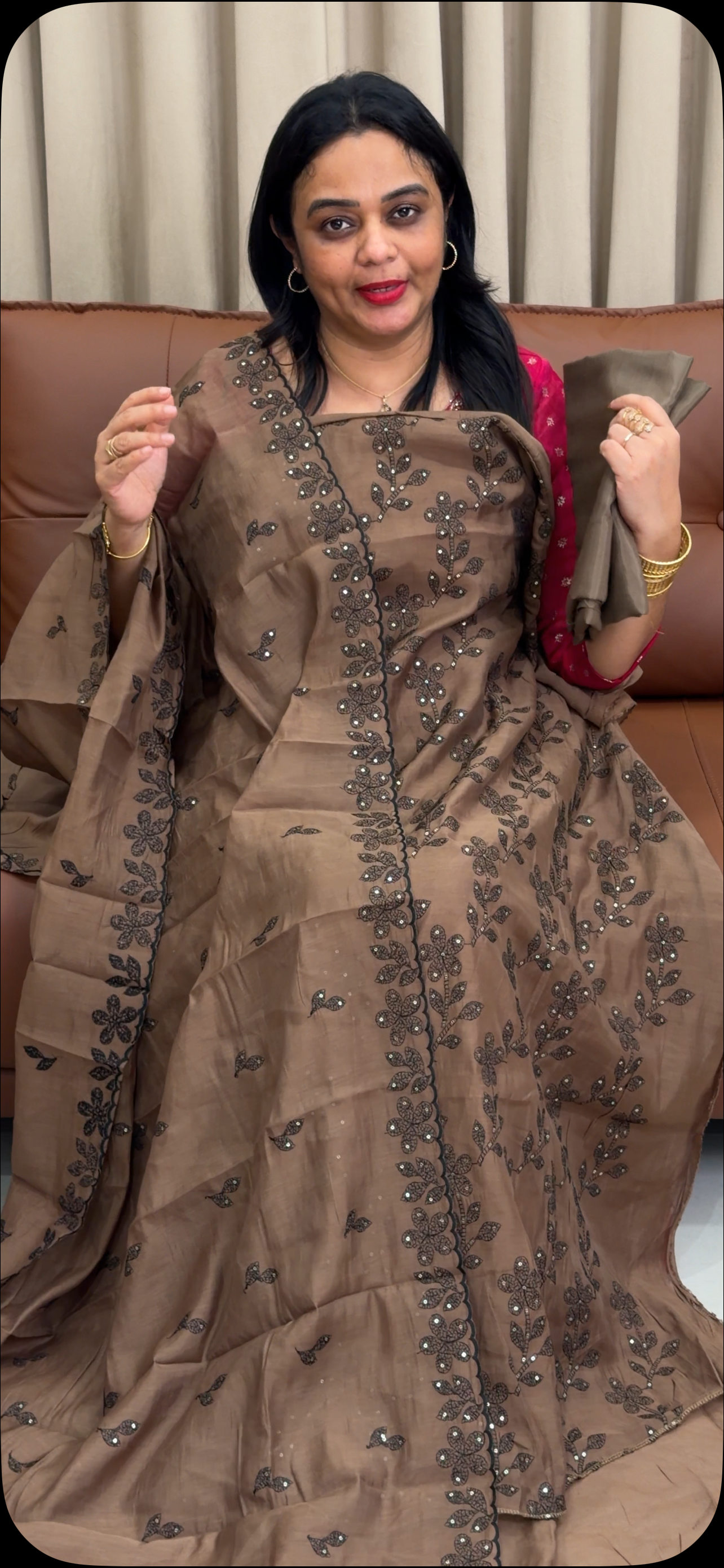 MUL CHANDERI UNSTITCHED SALAR SUITS - IHA 34037