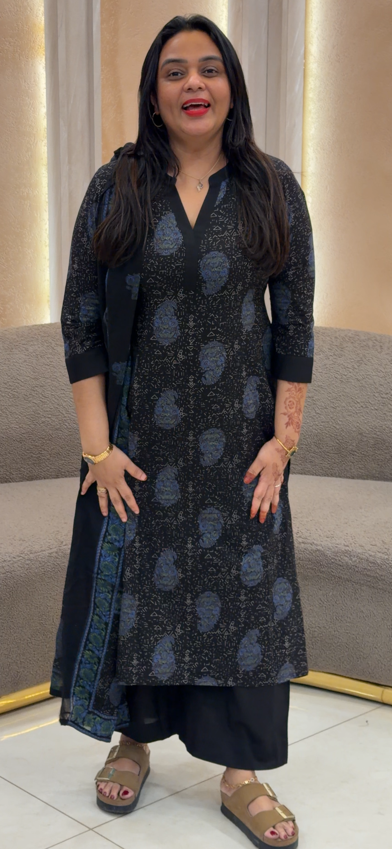 IHA'S IN- HOUSE TOP, BOTTOM AND DUPATTA - IHA 33077