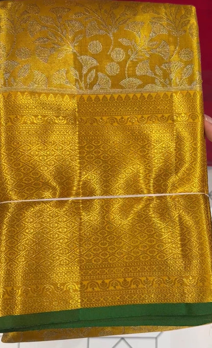 DESIGNER TISSUE KANCHIPURAM SAREES - IHA 18638