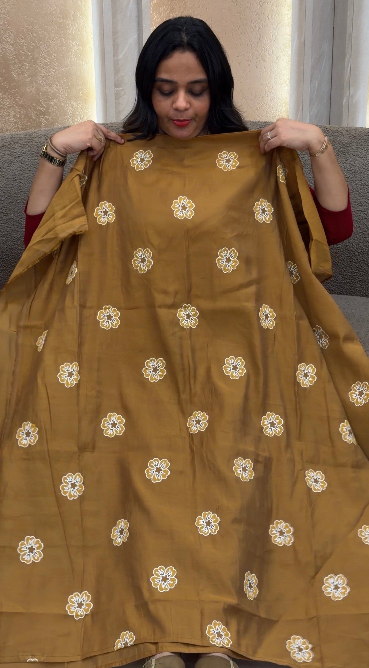 MUL UNSTITCHED SALWAR SUITS  - IHA 33205