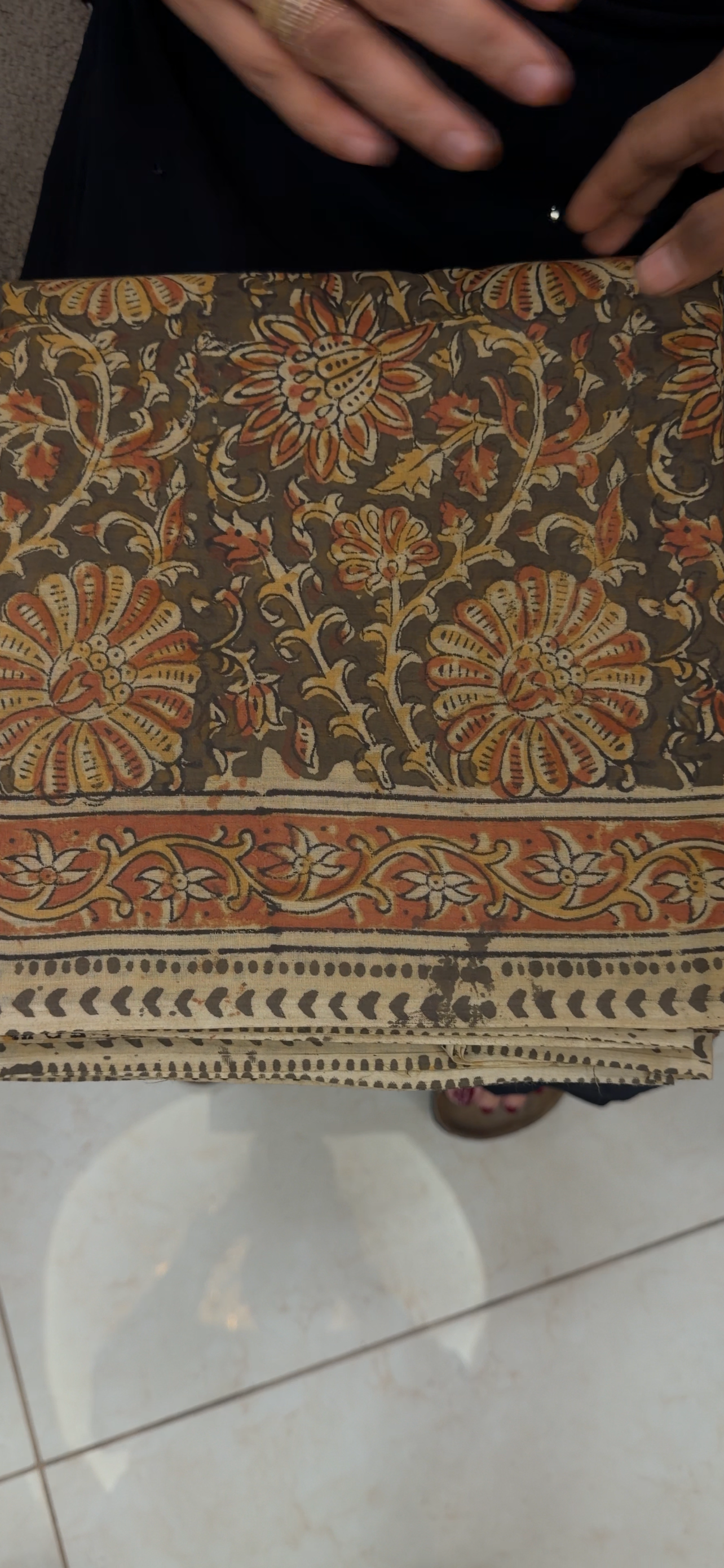 PRINTED COTTON SAREES - IHA 33060