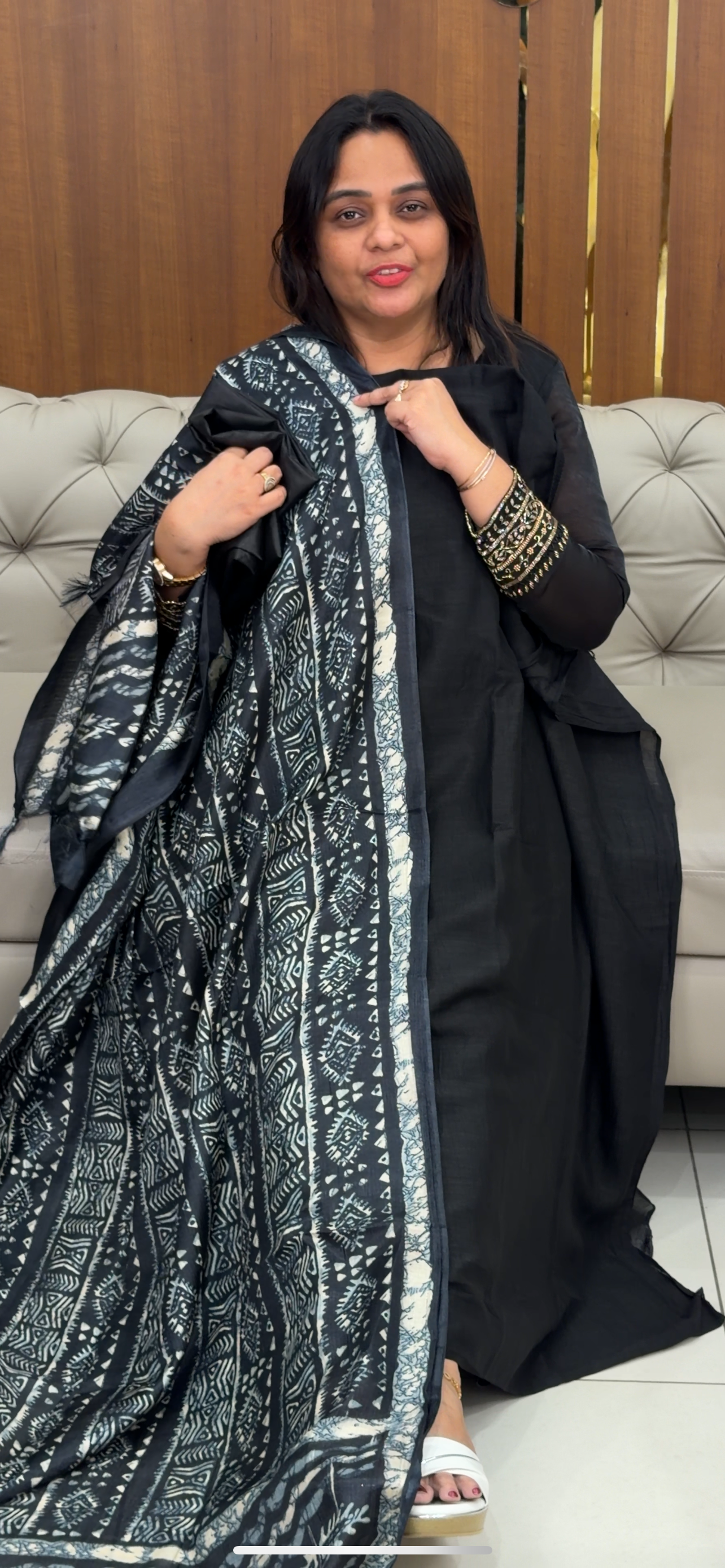 SEMI RAW SILK UNSTITCHED SALWAR SUITS - IHA 29090