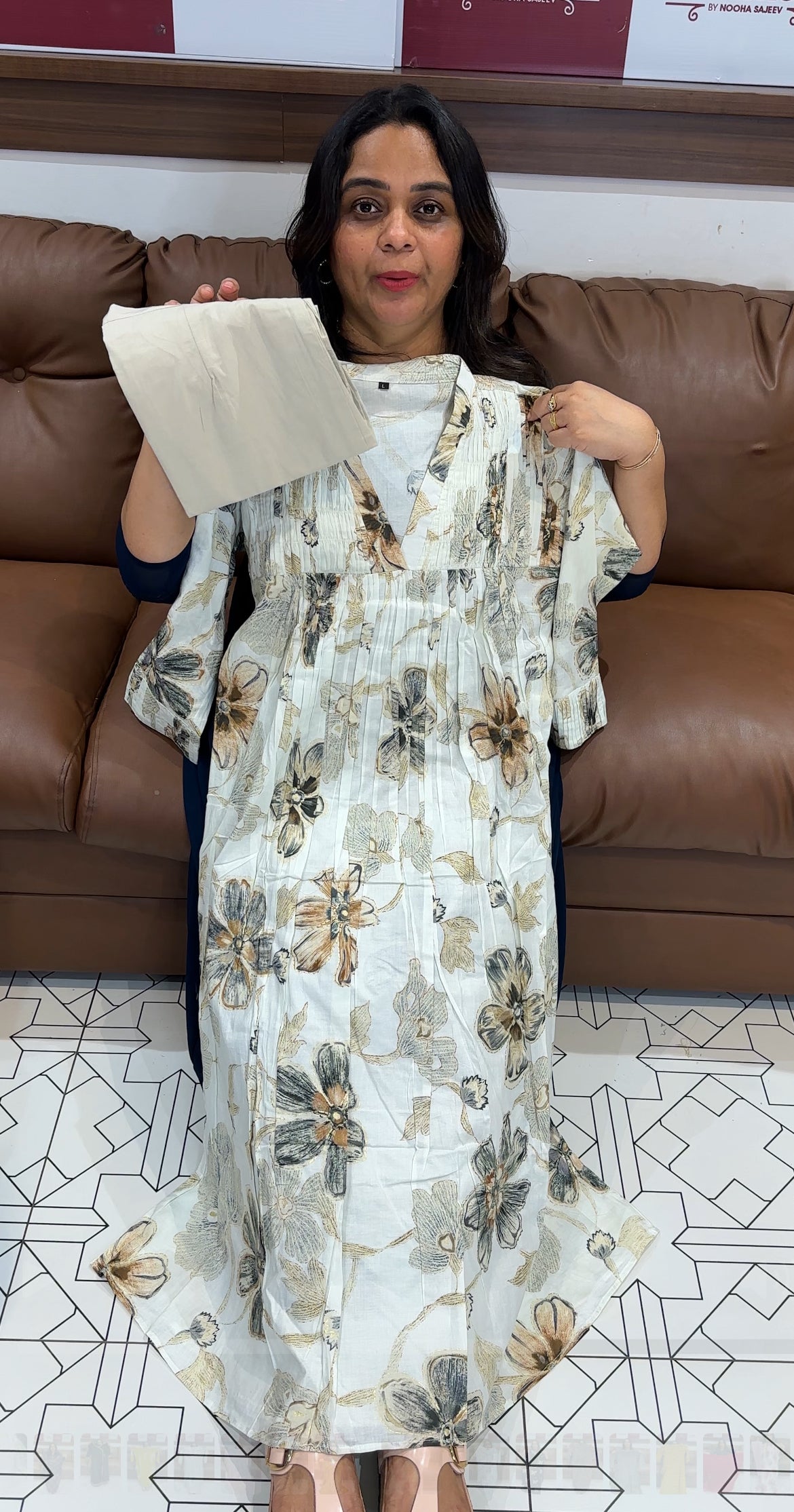 PRINTED  COTTON CO-ORDS SETS - IHA 27965