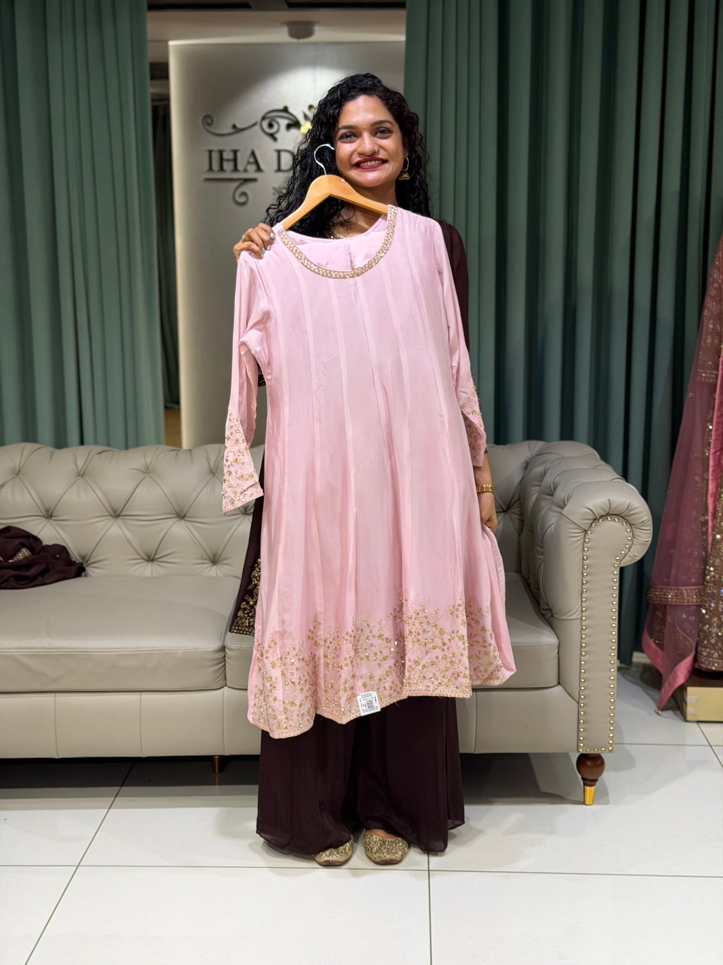 PARTY WEAR TOP, BOTTOM AND DUPATTA - IHA 29849